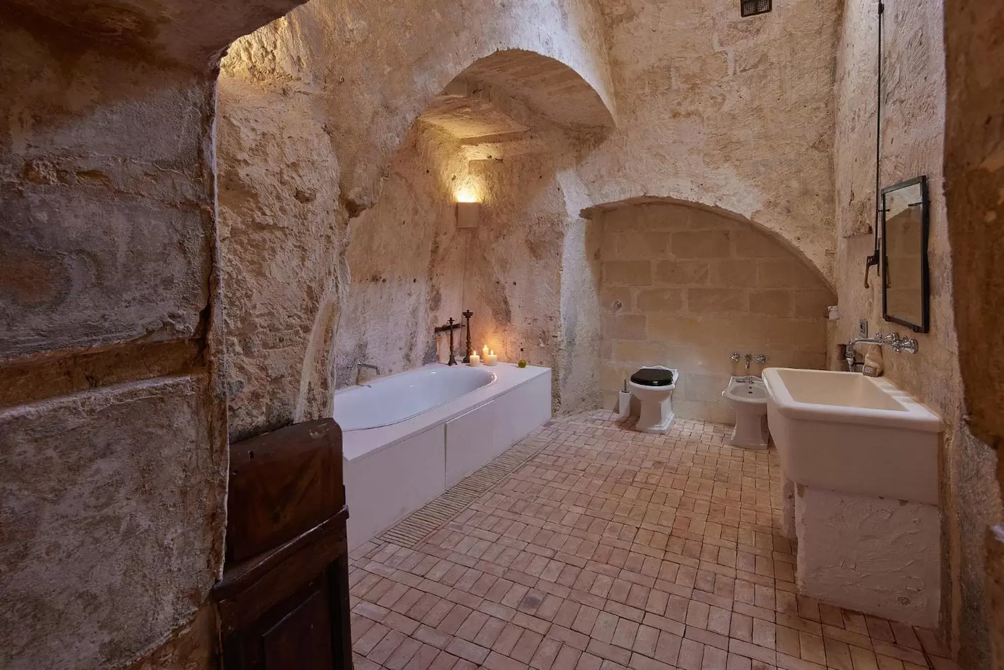 Bath, Bathroom in Sextantio Le Grotte Della Civita