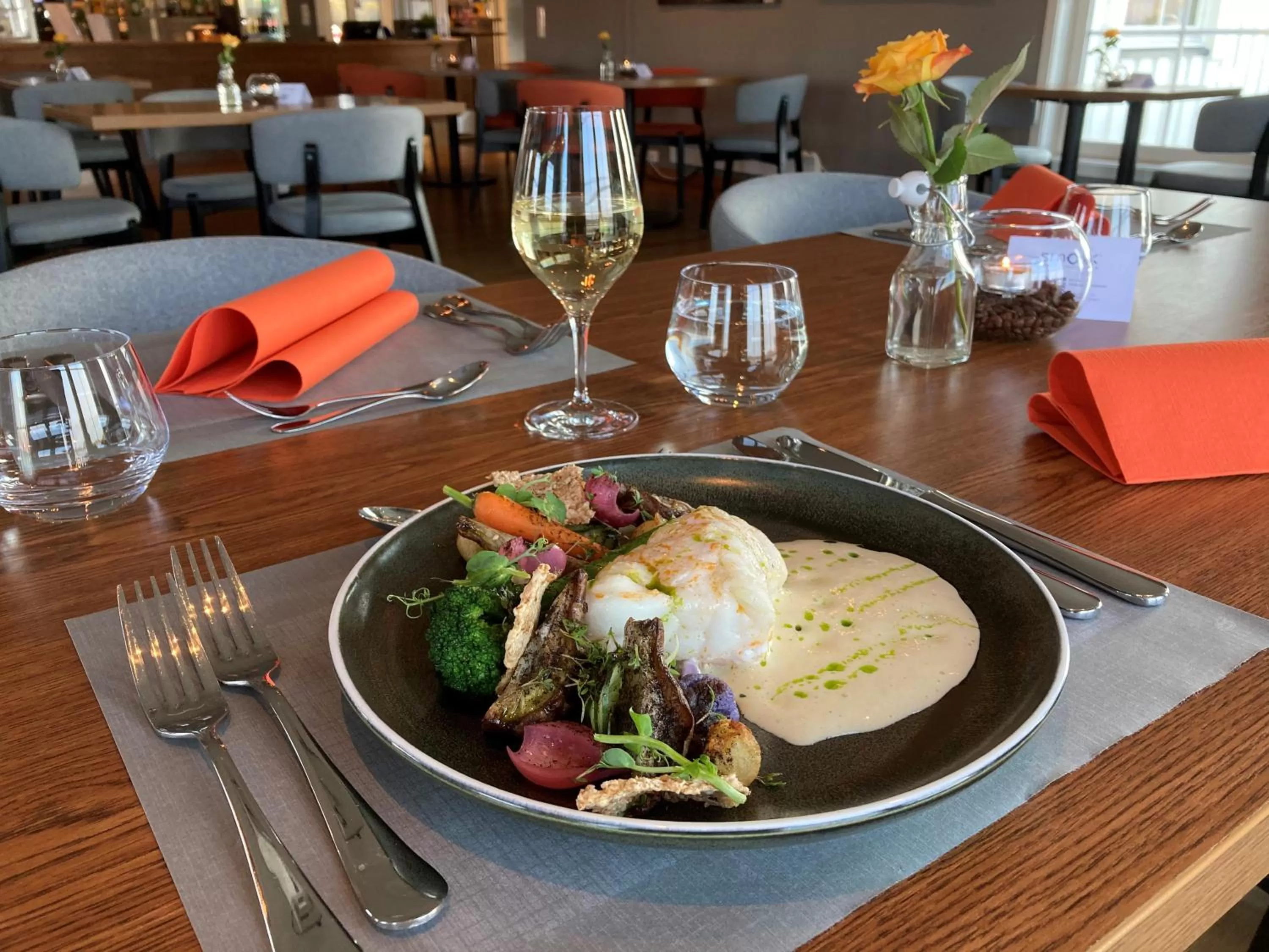 Food in Norsk Havbrukssenter - Rorbuer