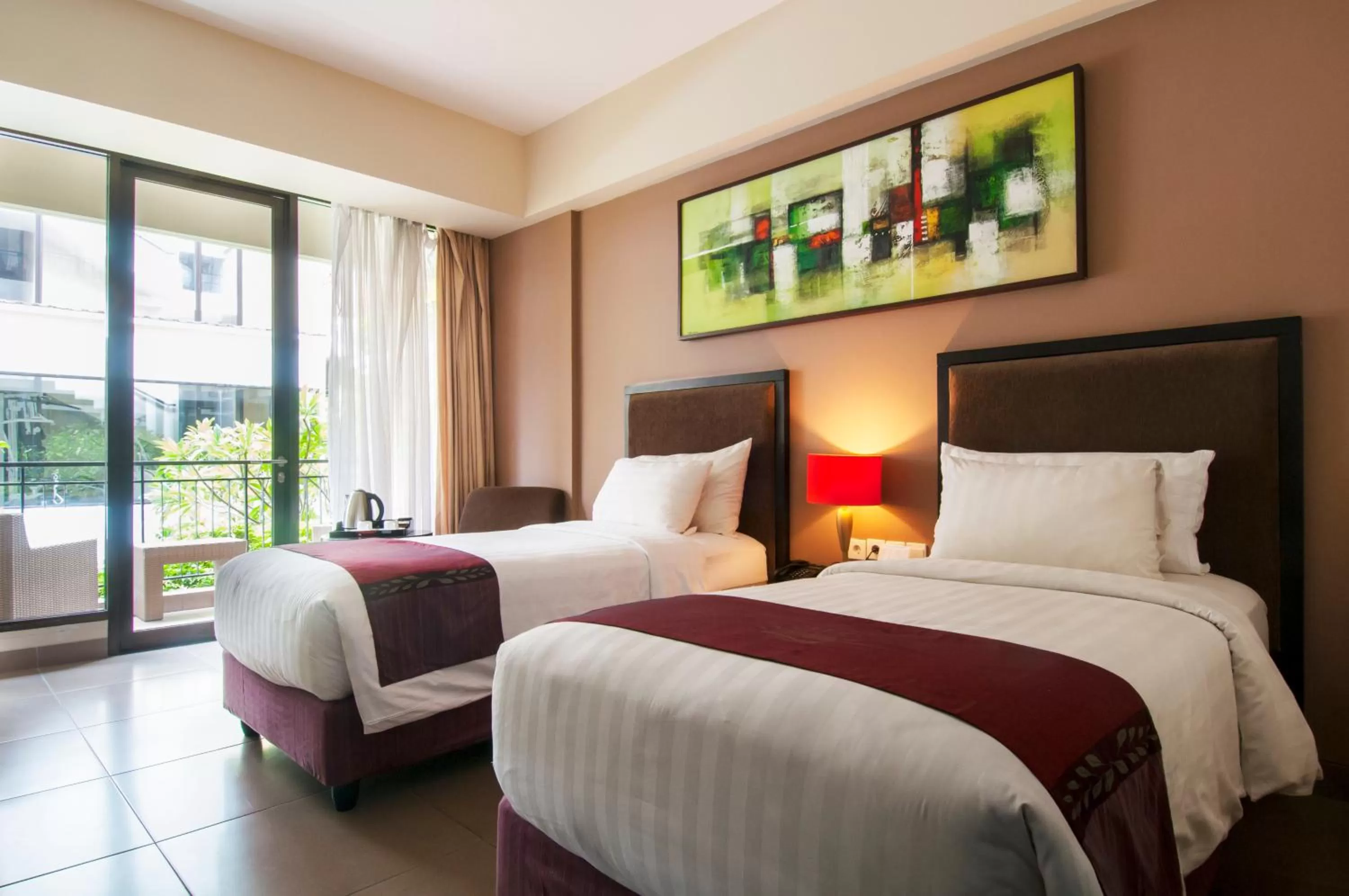 Bedroom, Bed in 100 Sunset Kuta Hotel & Ballroom
