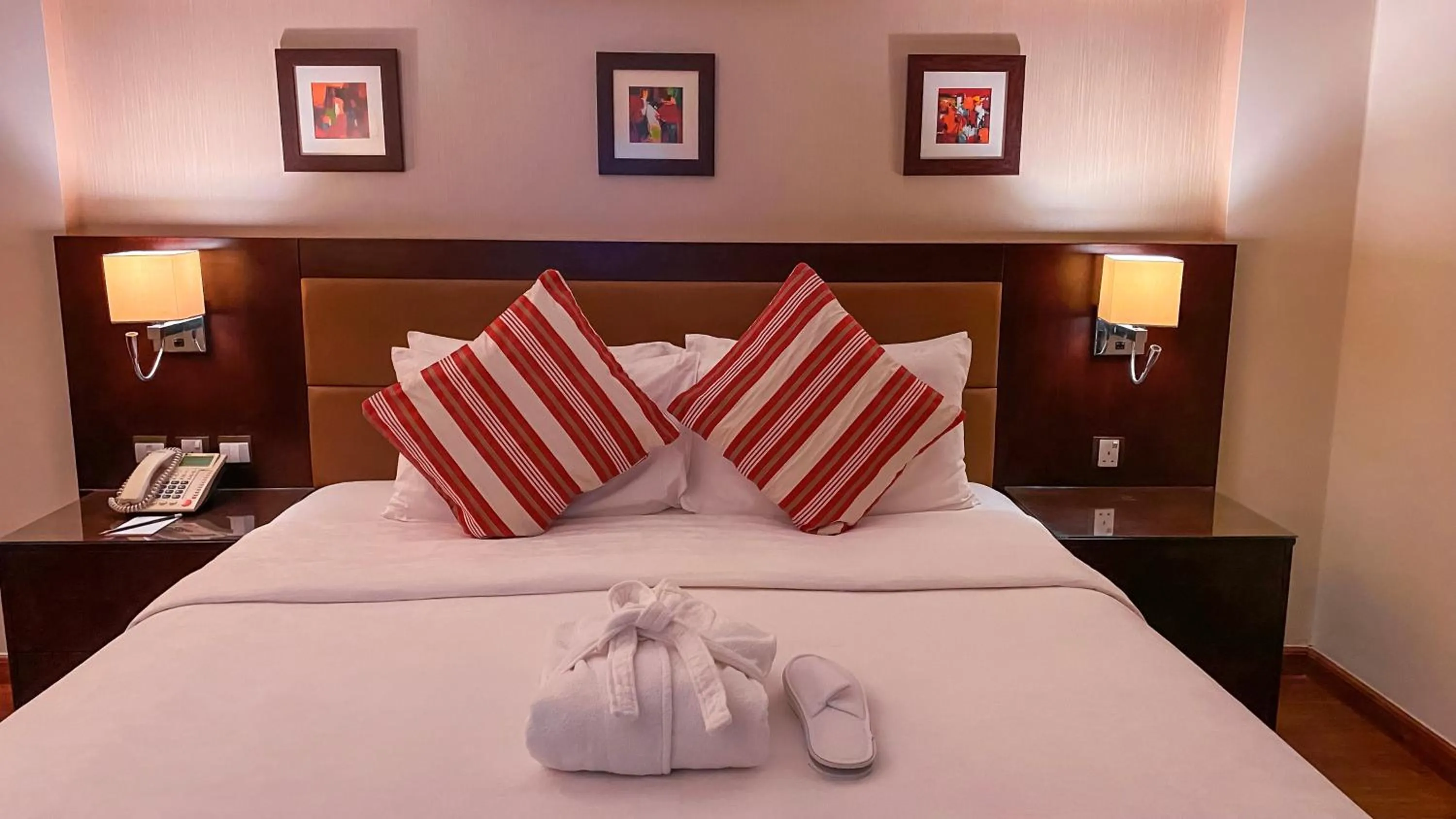 Bed in Oryx Hotel Aqaba