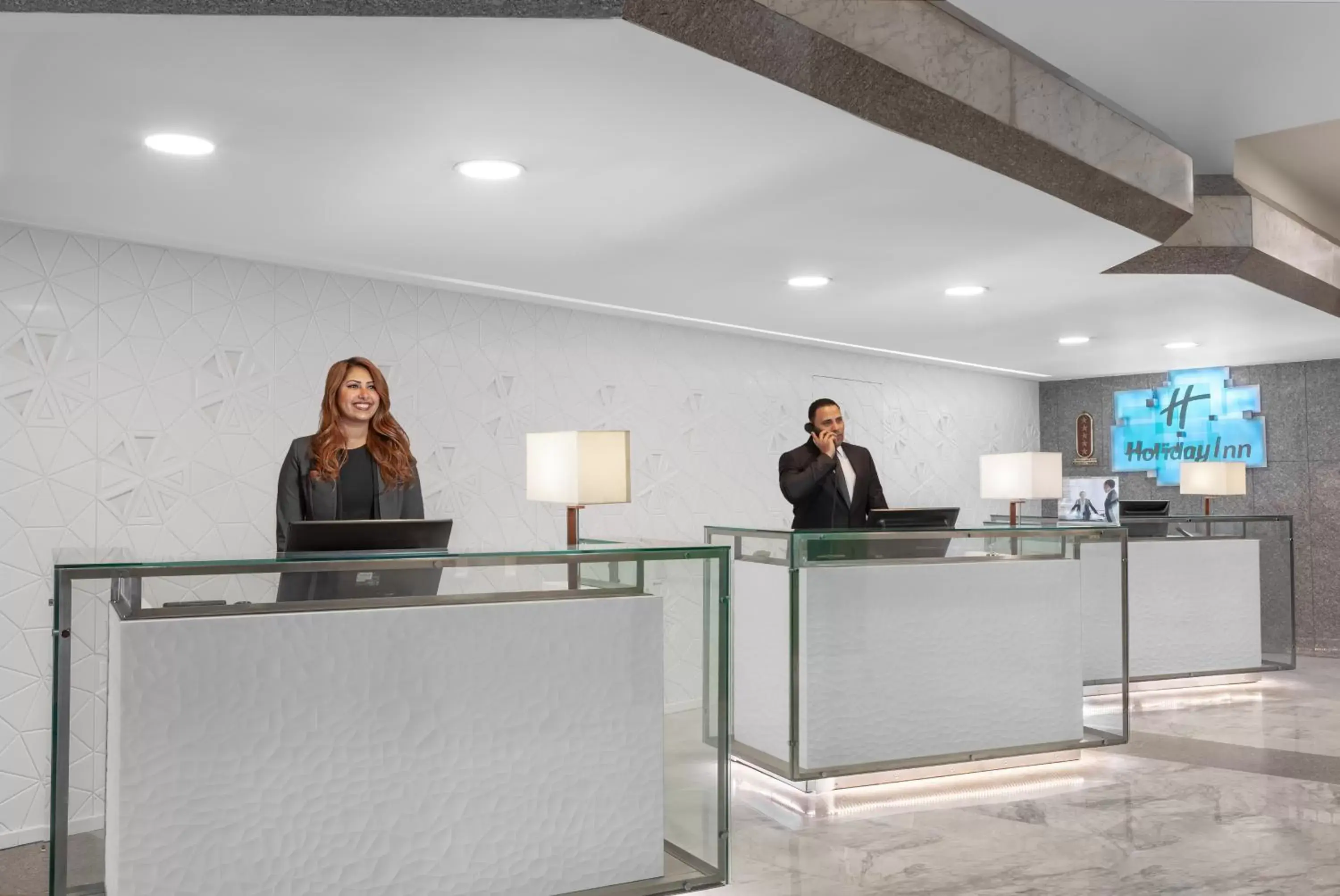 Lobby or reception, Staff in Holiday Inn & Suites - Cairo Maadi, an IHG Hotel