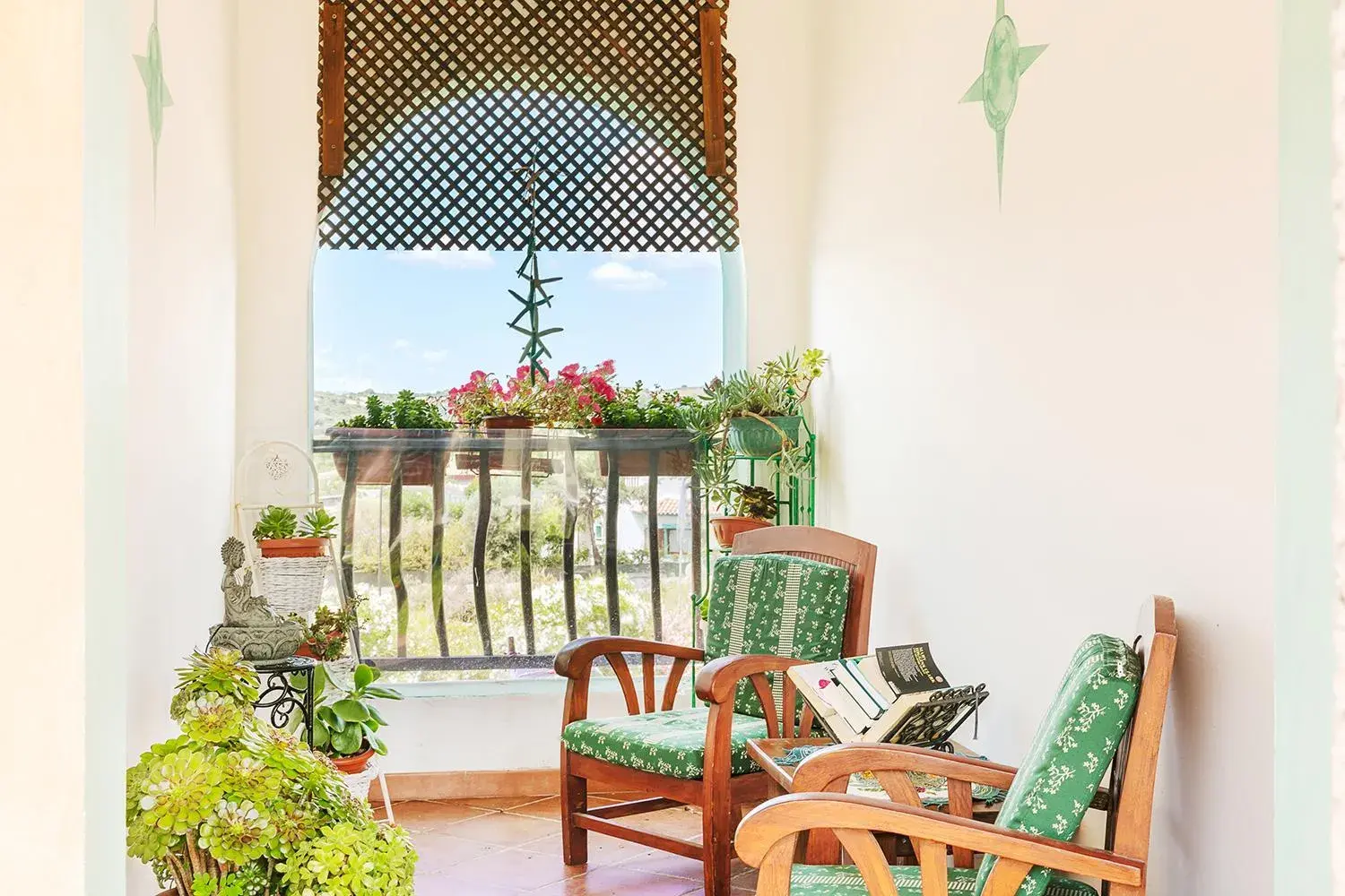 Seating area in Hotel Stefania Boutique Hotel by the Beach