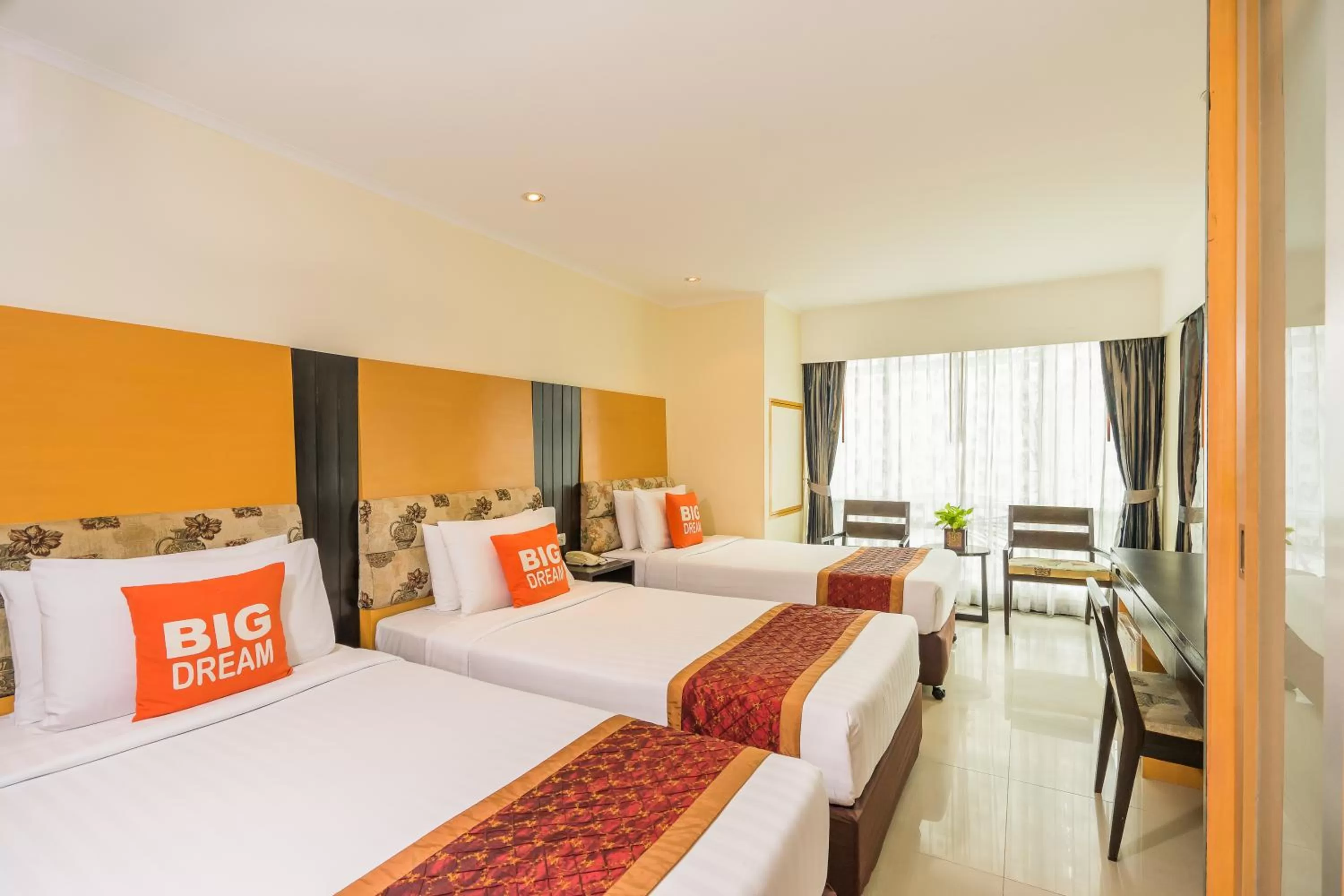 TV and multimedia, Bed in Citin Pratunam Bangkok by Compass Hospitality