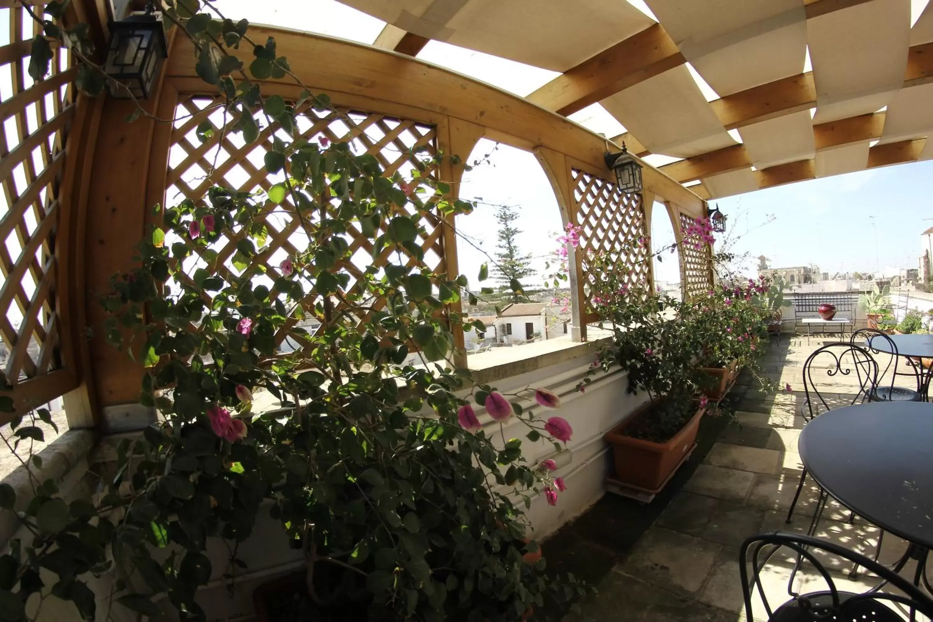 Balcony/Terrace in B&B Corte Barocca