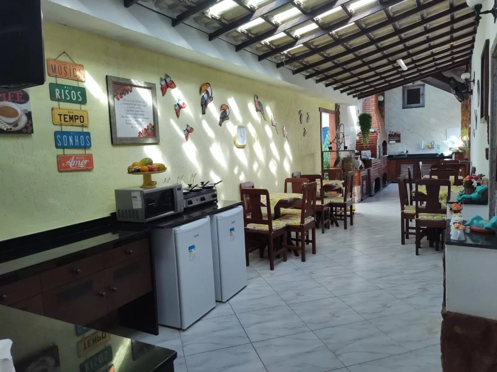 Dining area in Pousada Fazendinha Unamar