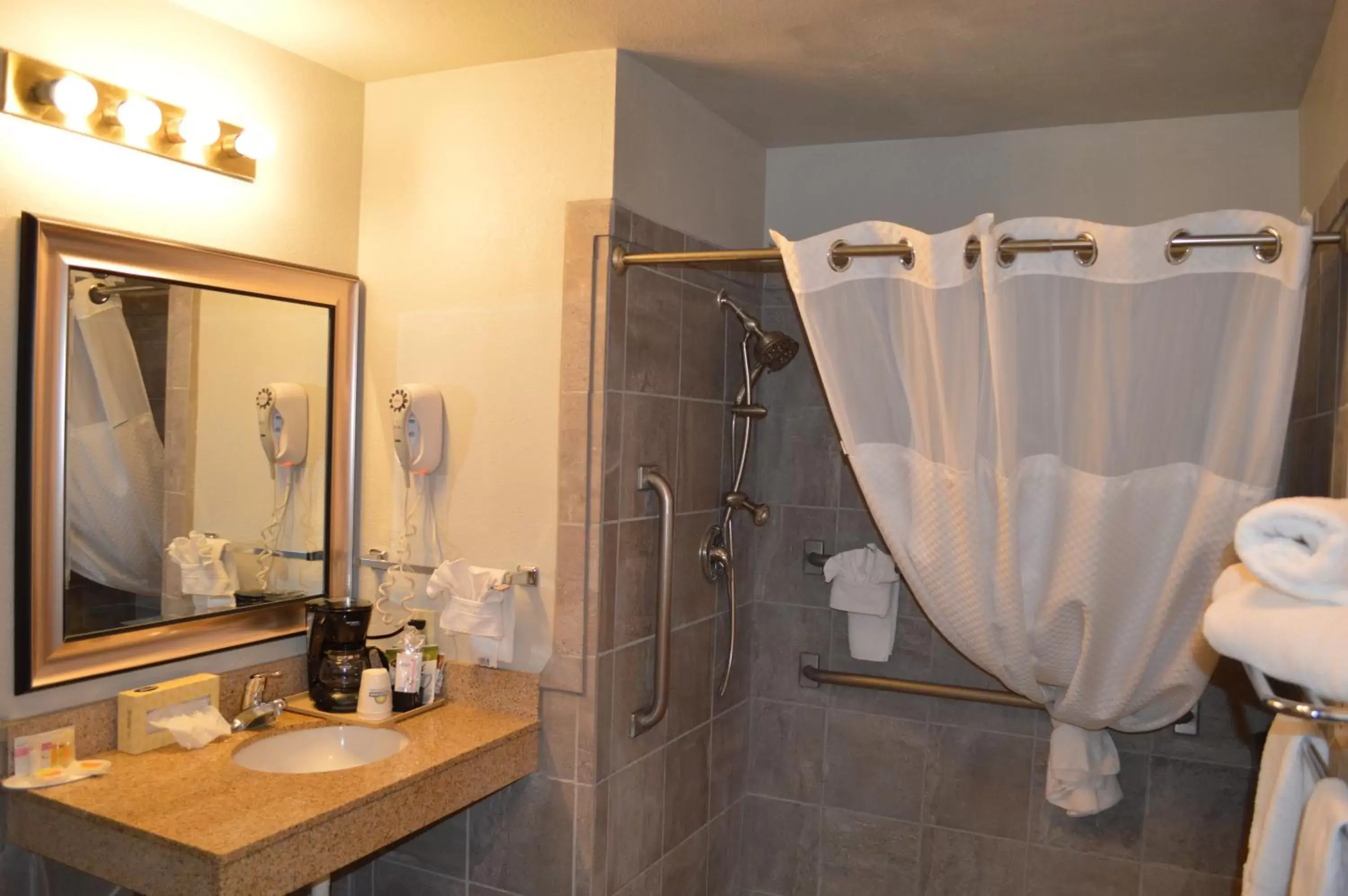 Shower, Bathroom in Days Inn by Wyndham Carlsbad