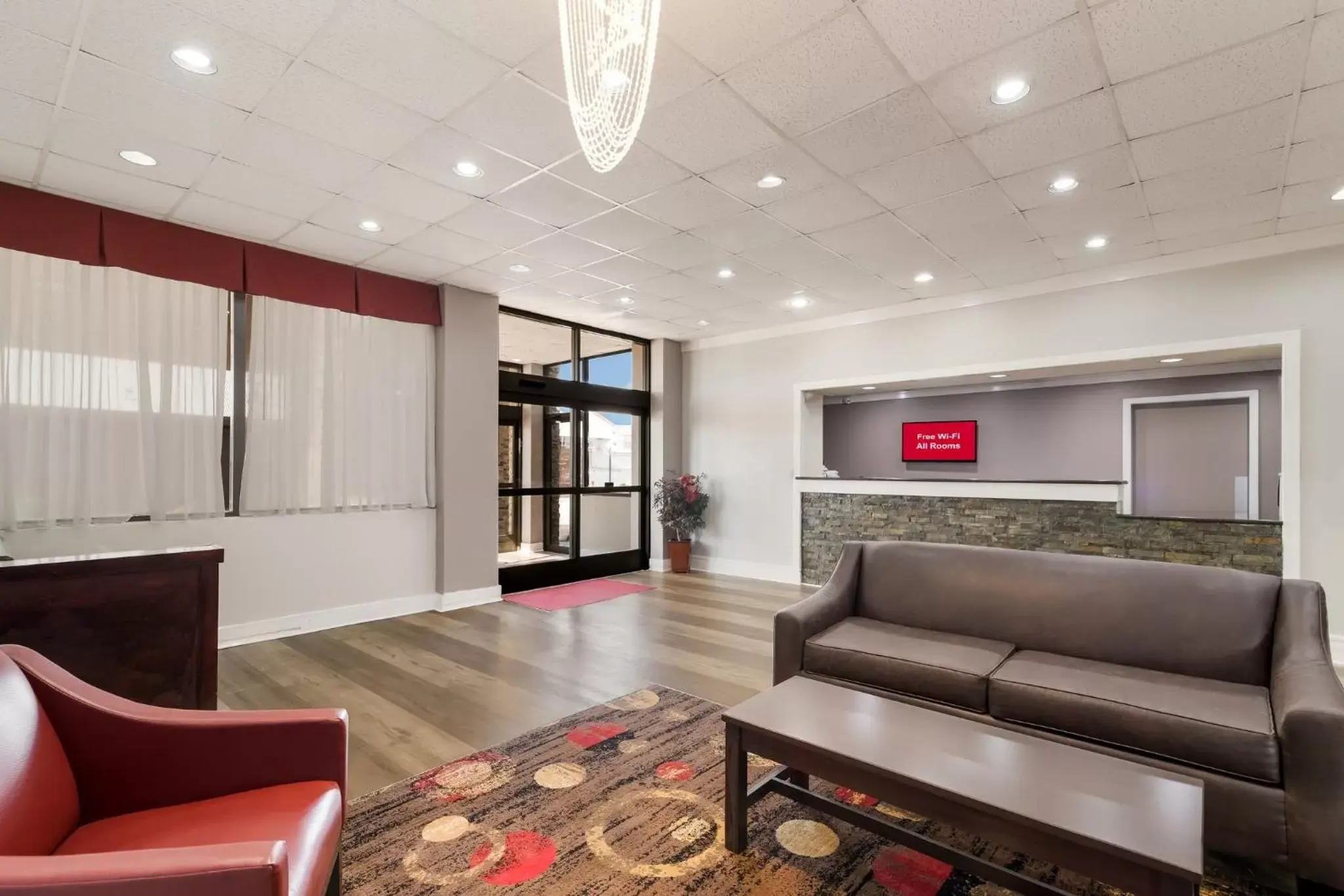 Lobby or reception, Seating Area in Red Roof Inn & Conference Center McKinney