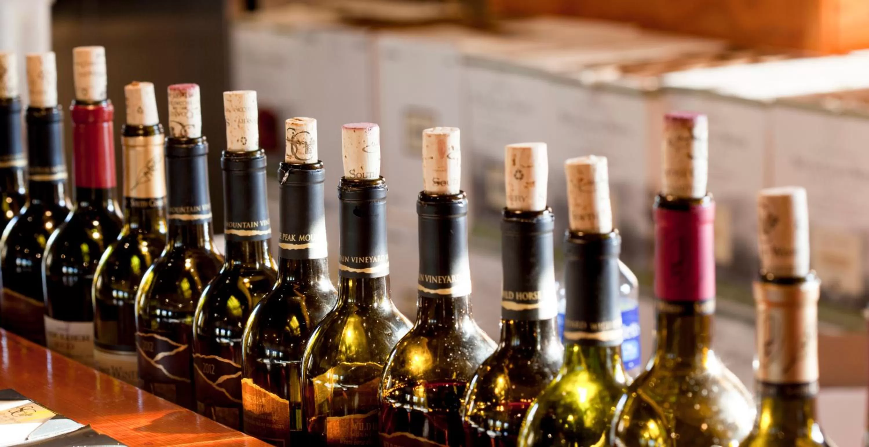 Alcoholic drinks in South Coast Winery Resort & Spa