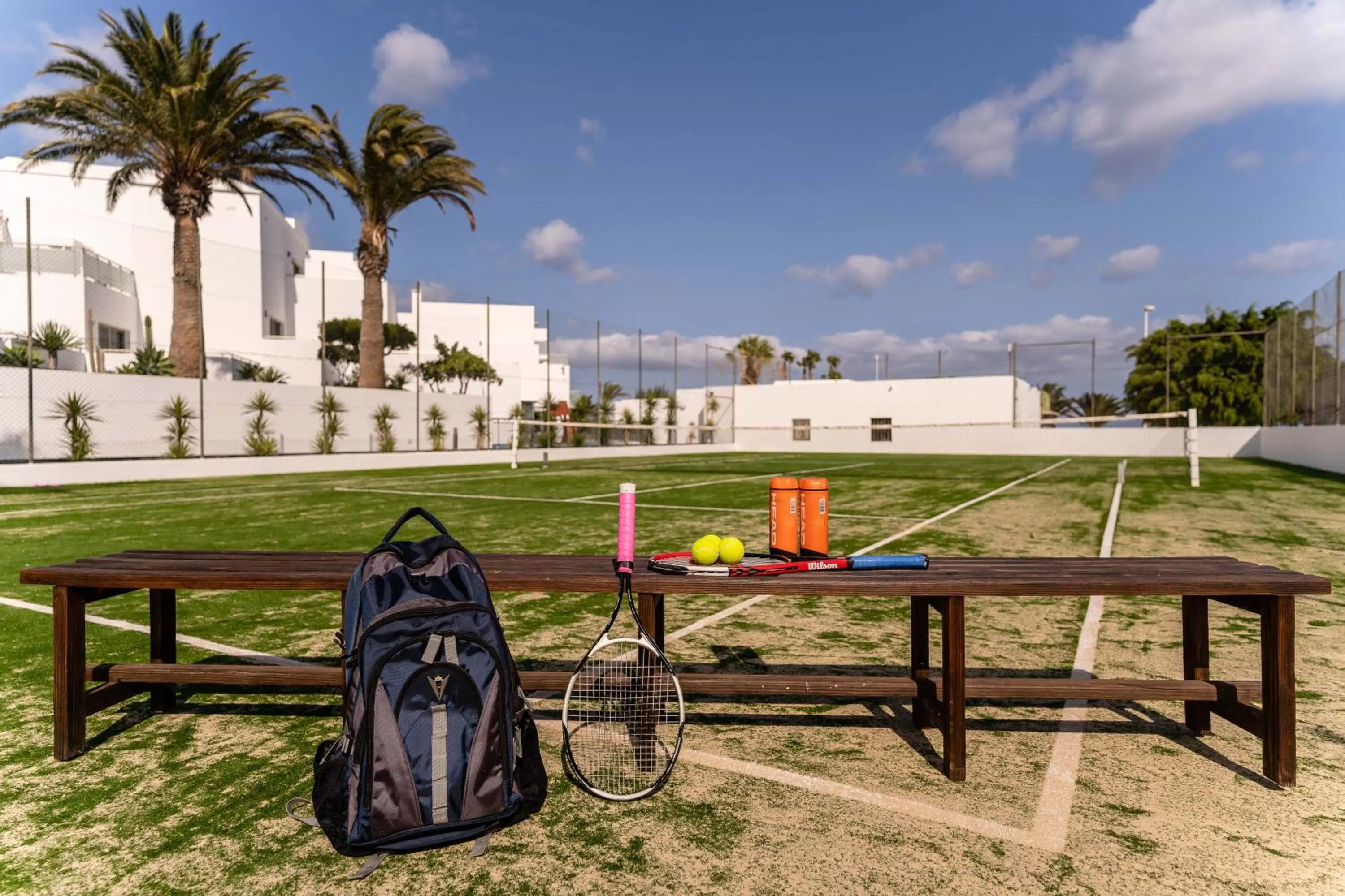 Tennis court in Hotel Lanzarote Village