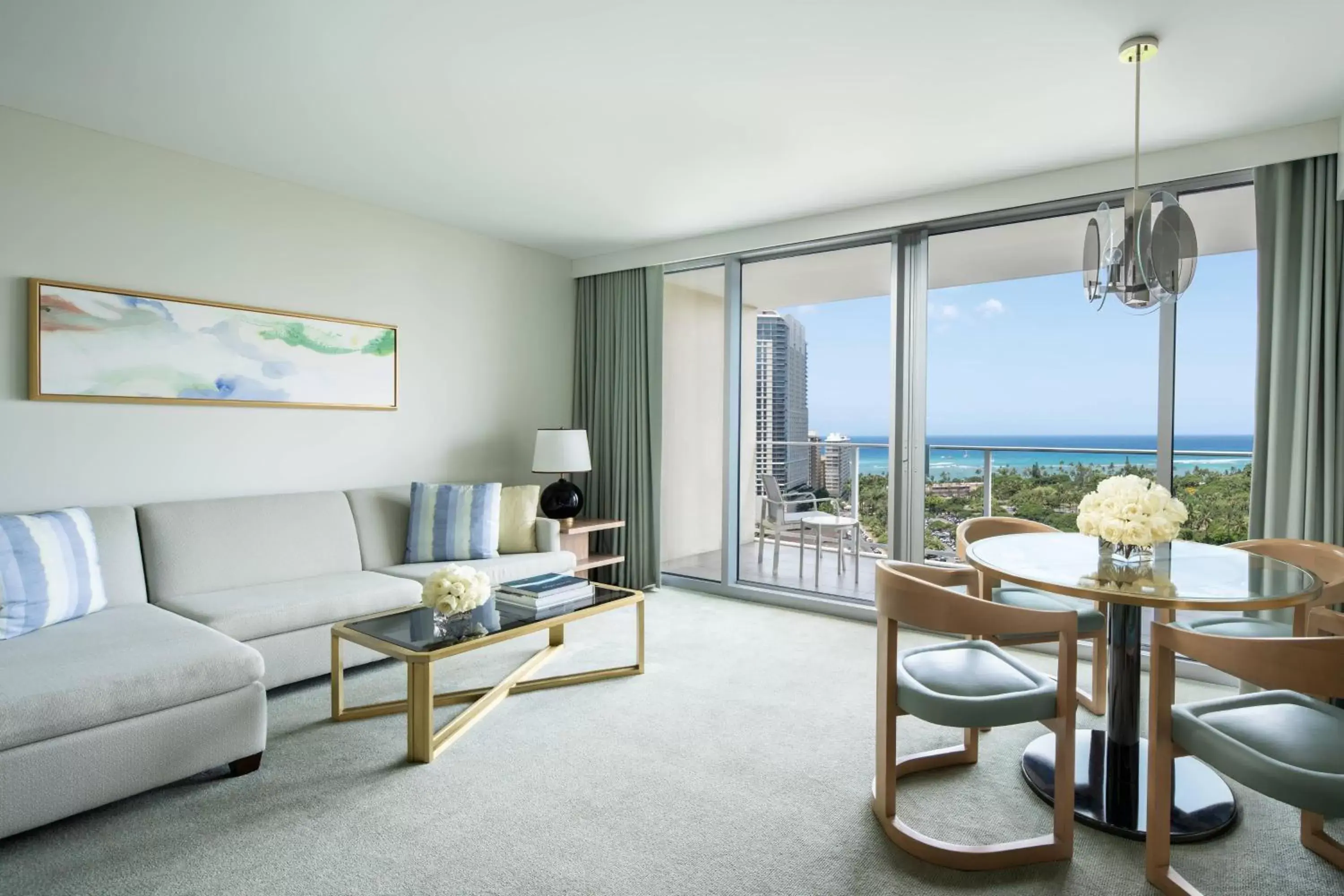 Photo of the whole room, Seating Area in The Ritz-Carlton Residences, Waikiki Beach Hotel