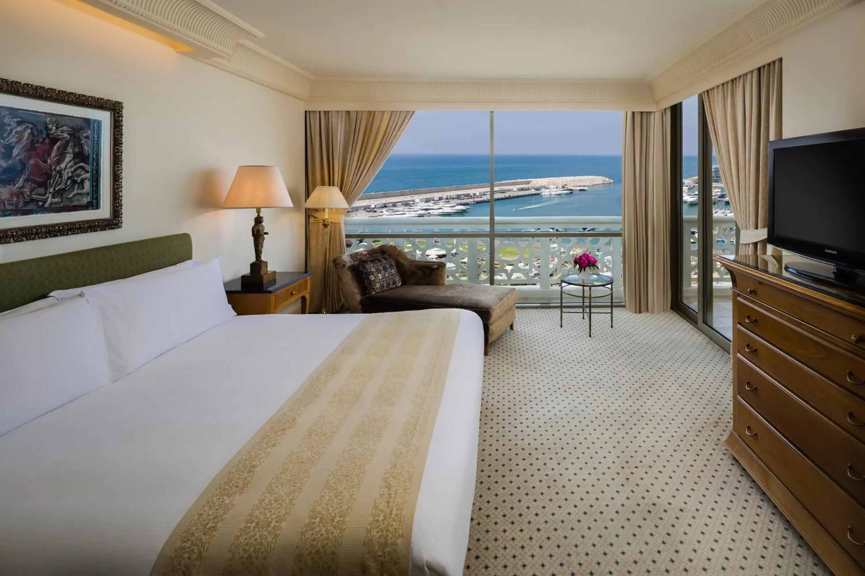Bedroom in InterContinental Phoenicia Beirut, an IHG Hotel