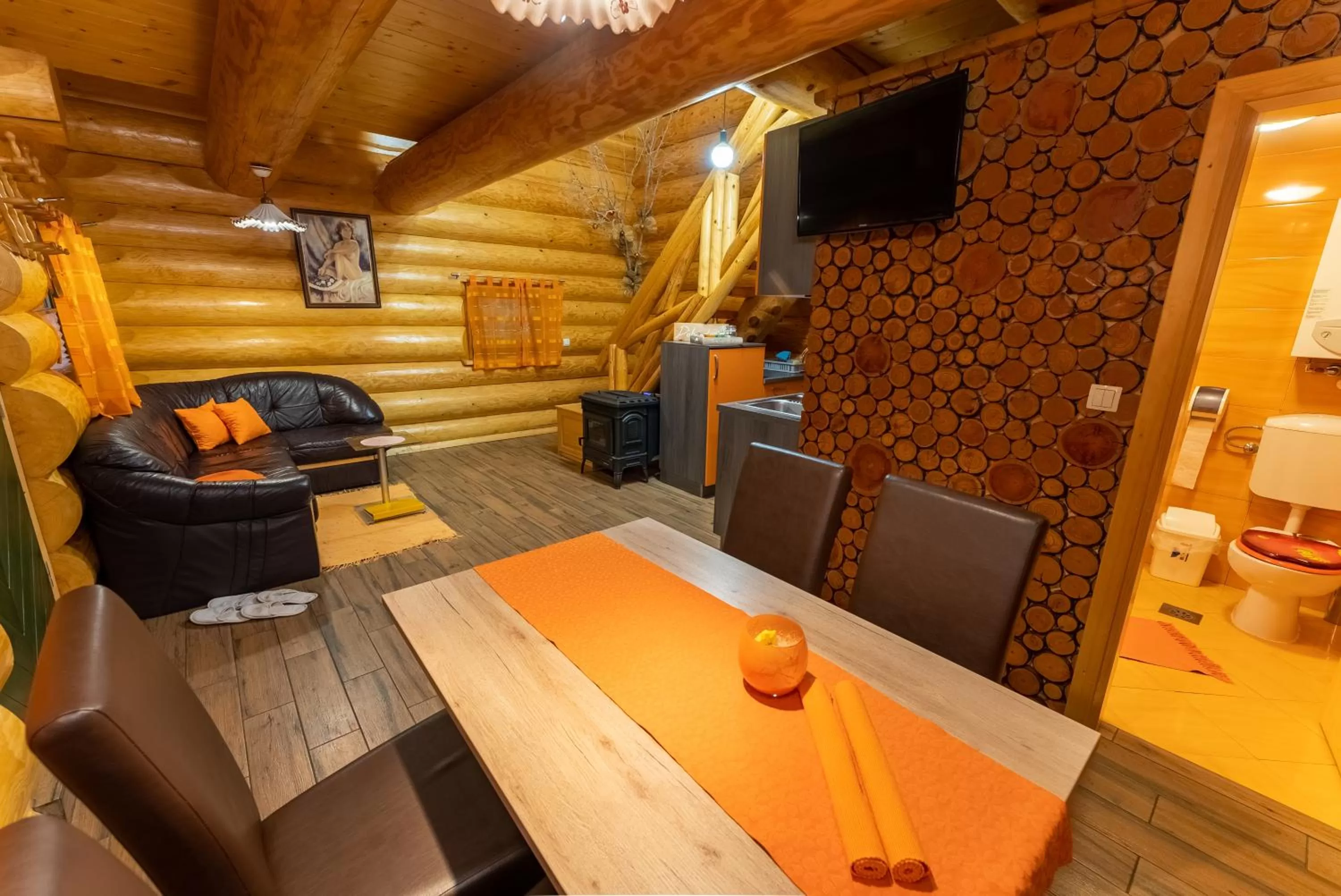 Living room in Korošec Apartments and Wellness Centre