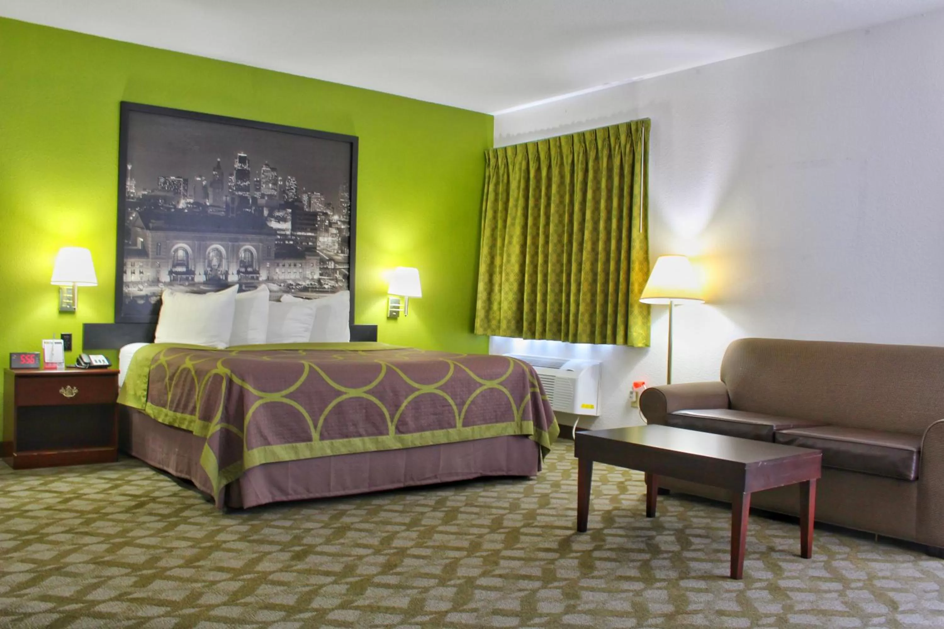 Bed in Super 8 by Wyndham De Soto