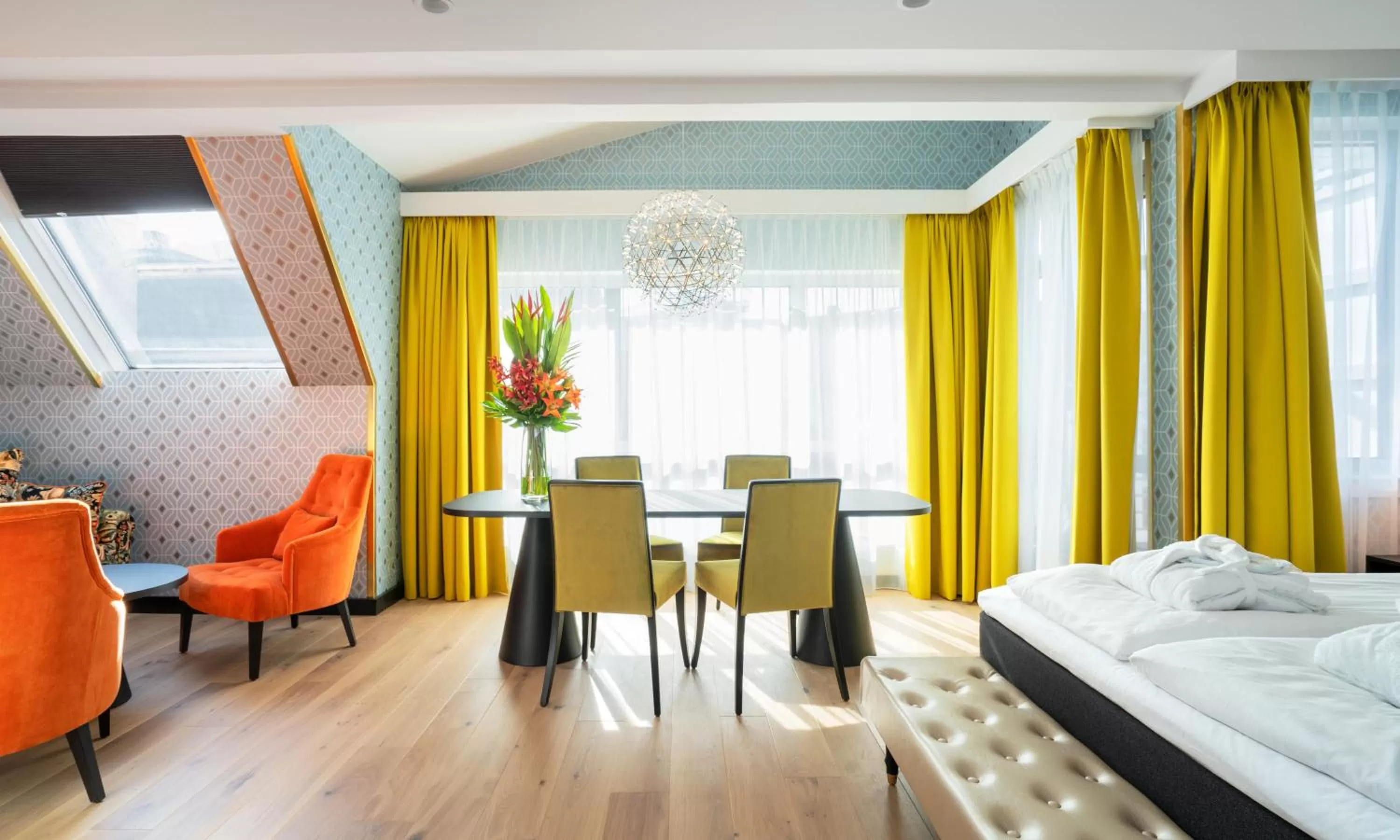 Bed in Thon Hotel Cecil