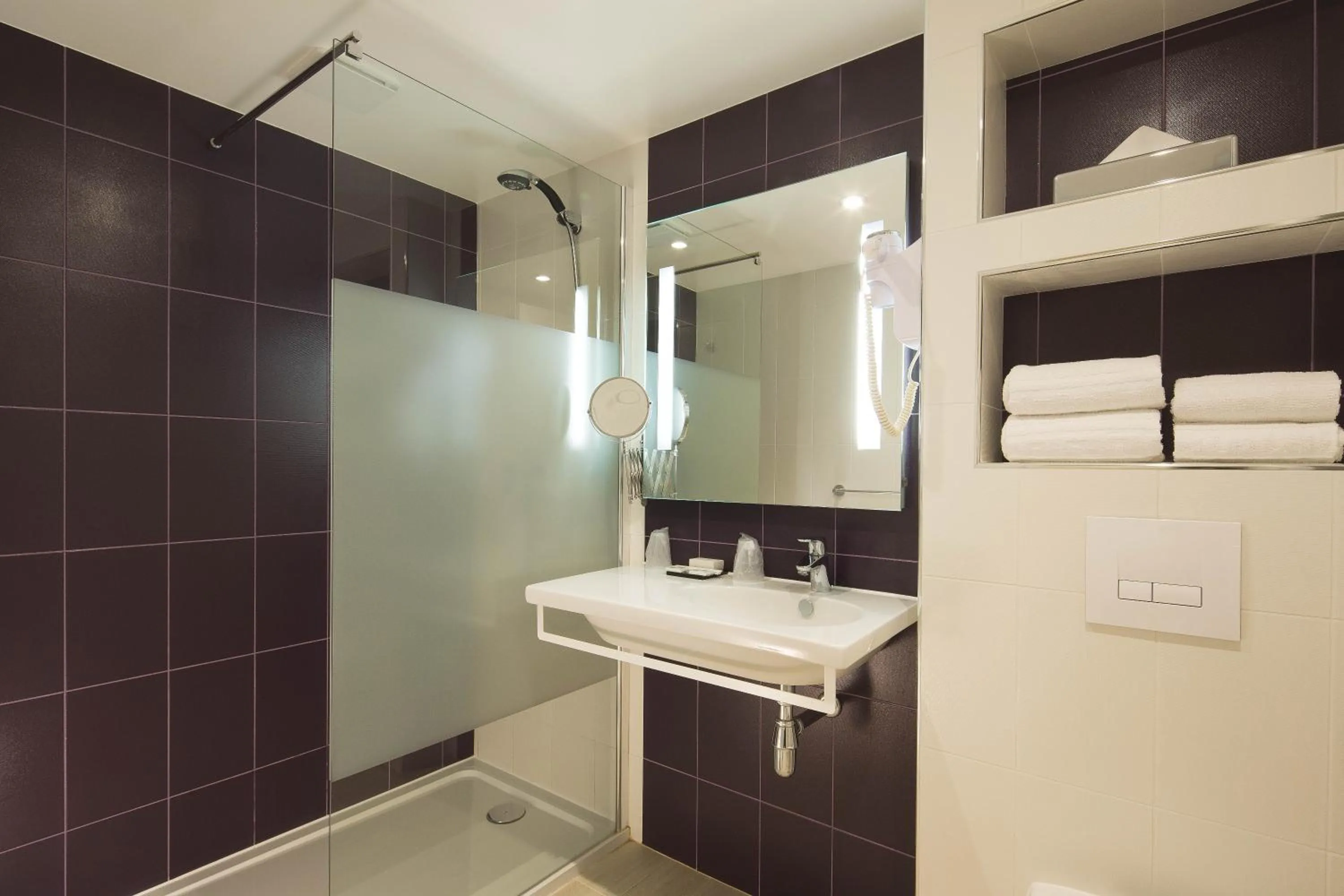 Bathroom in Hôtel Brésil Opéra SPA