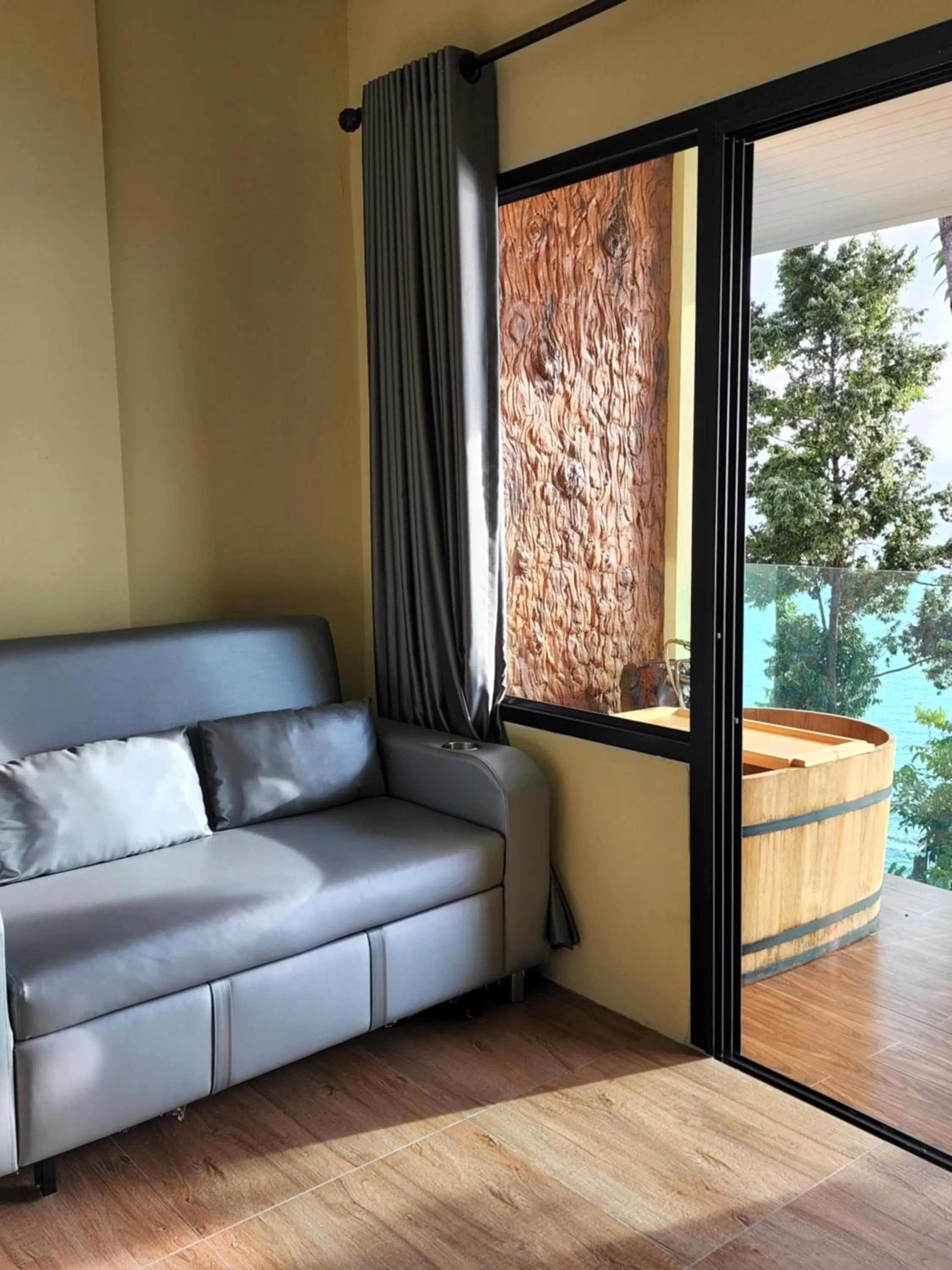 Living room in Cliff Lanta Suite-Koh Lanta Krabi