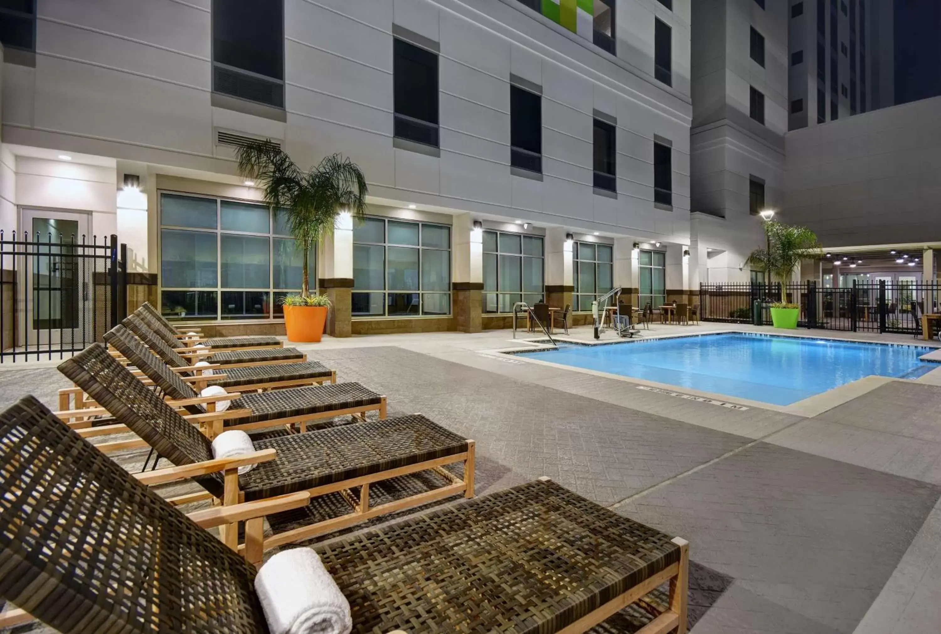 Pool view, Swimming Pool in Hilton Garden Inn Houston Medical Center, TX