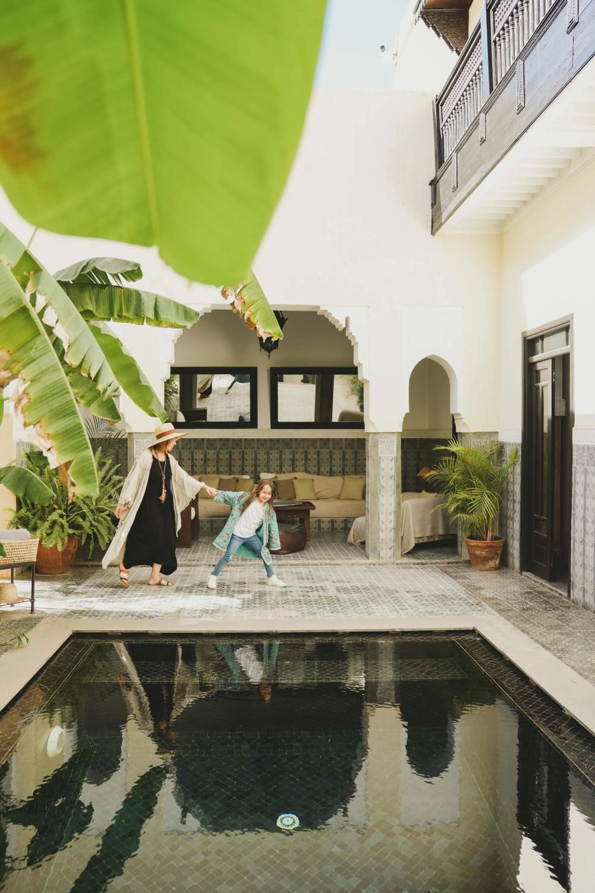 Swimming pool in La Villa des Orangers - Relais & Châteaux