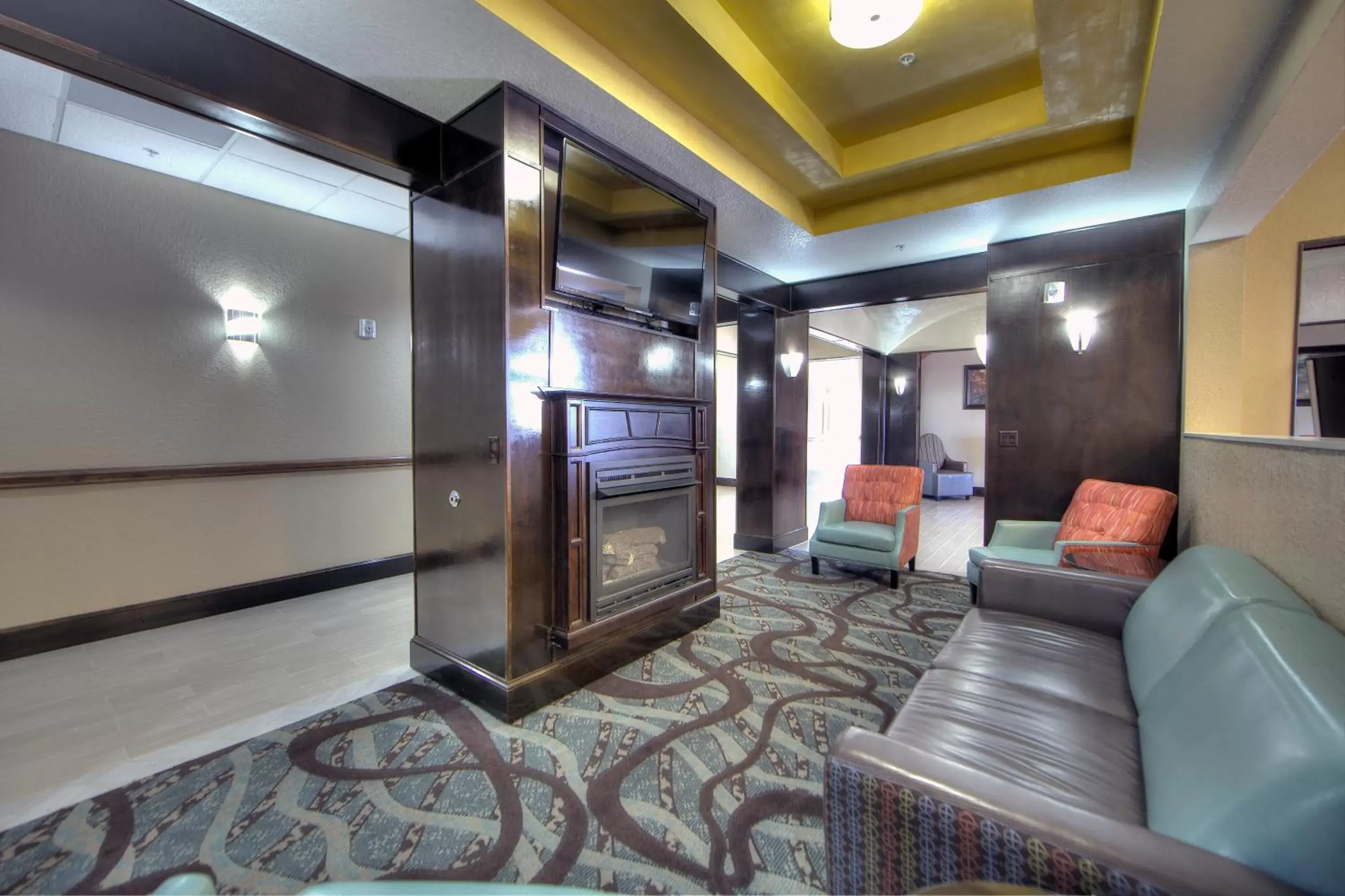 TV and multimedia, Lobby/Reception in Comfort Inn & Suites, White Settlement-Fort Worth West, TX