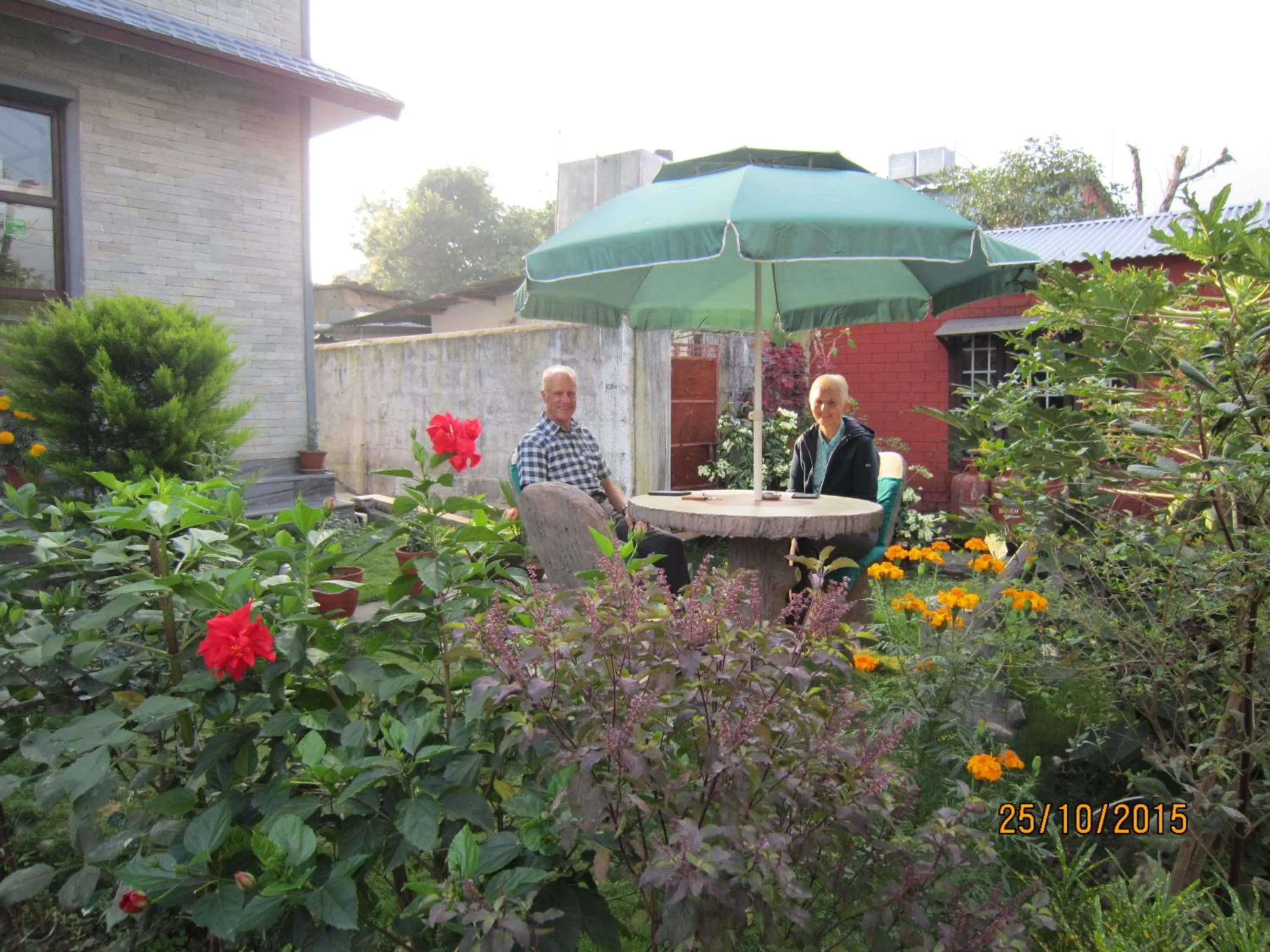 Garden in New Annapurna Guest House