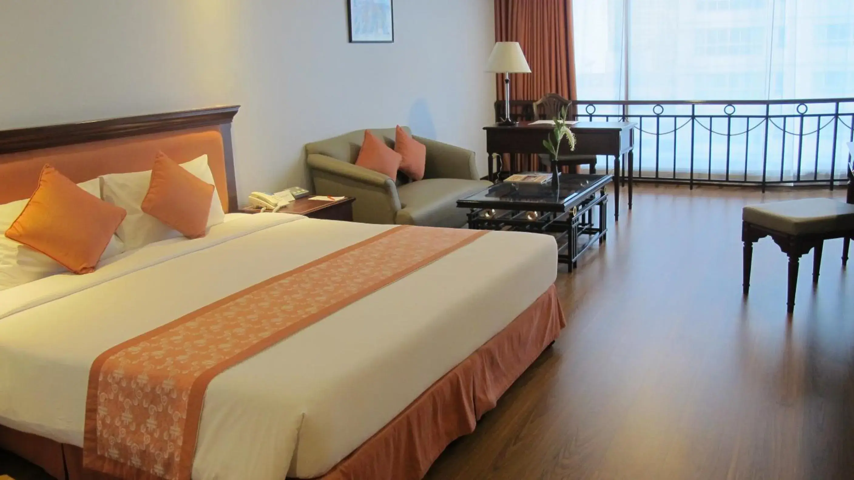 Bed in Tai Pan Hotel