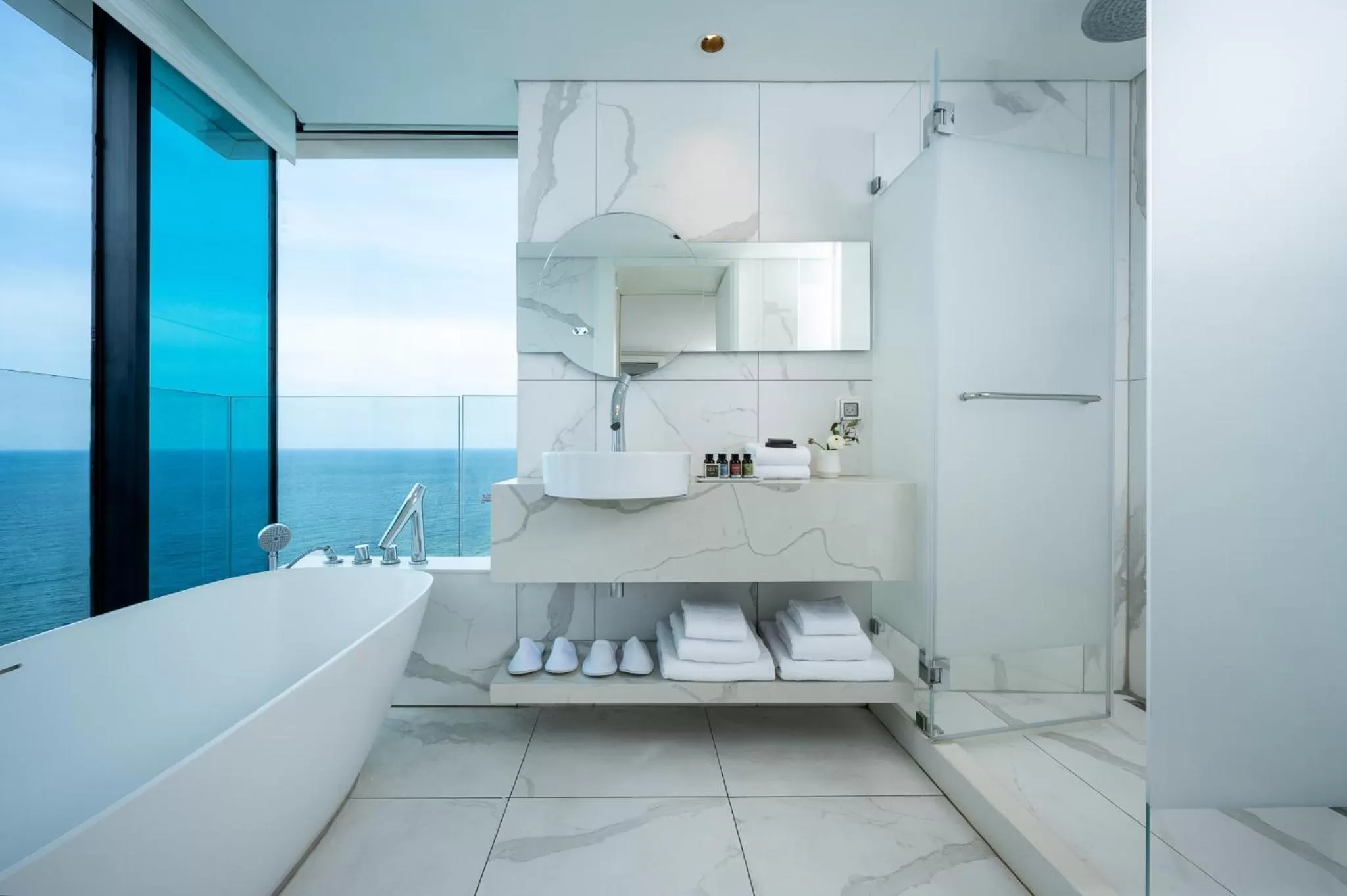 Bathroom in Vert Lagoon Netanya By AFI Hotels