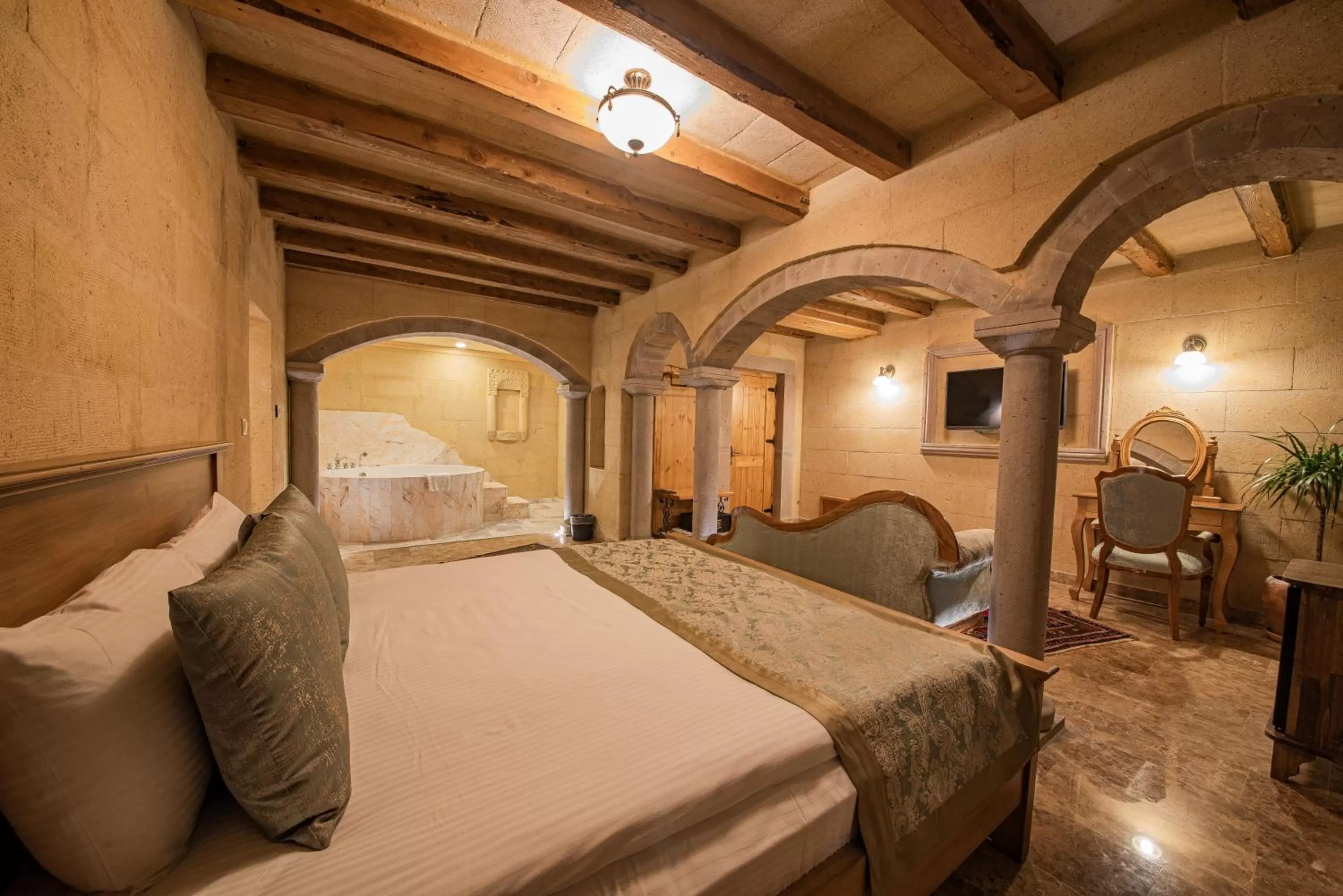 Bed in Cratus Stone Palace