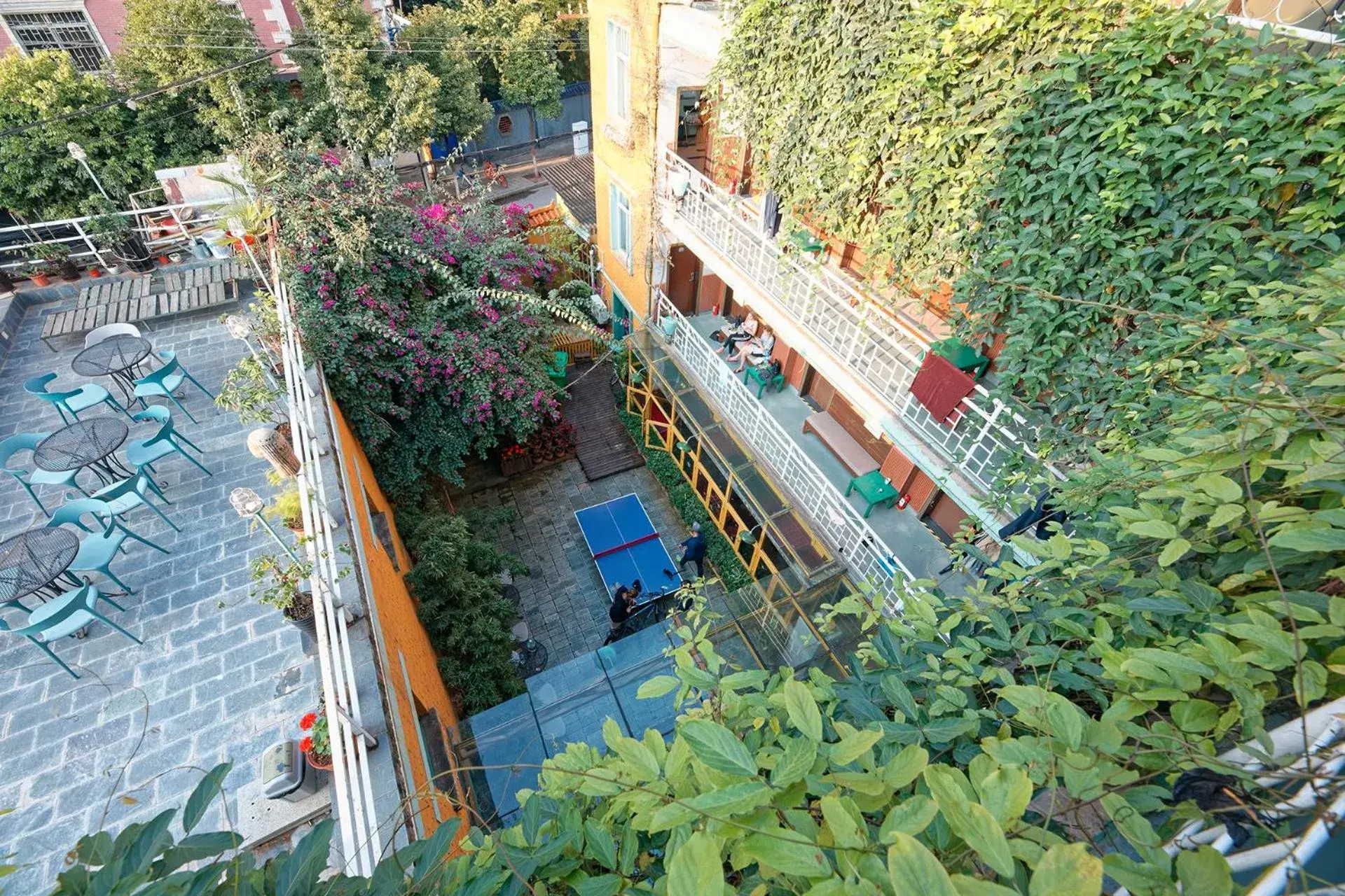 Bird's eye view, Bird's-eye View in Kunming Cloudland International Youth Hostel