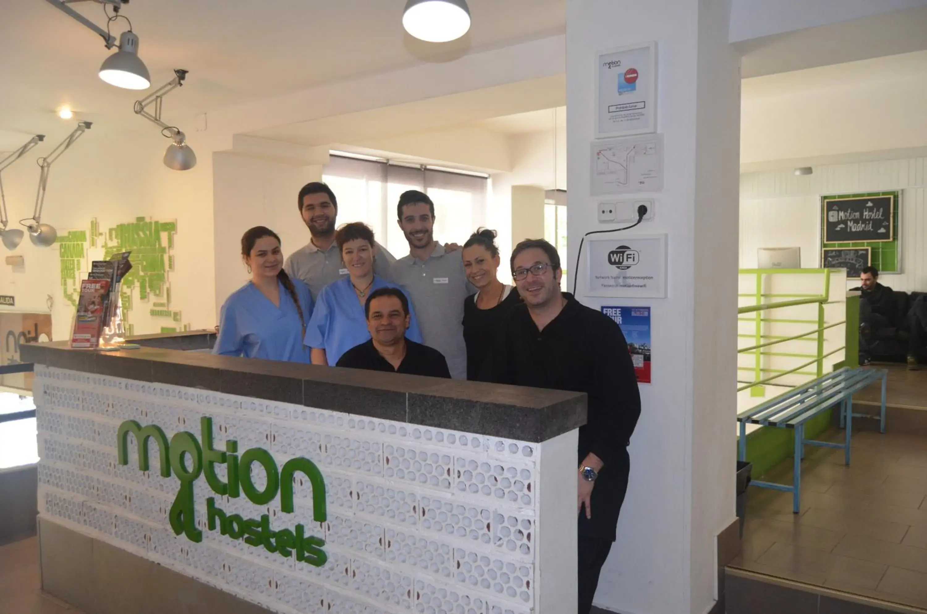 Staff, Lobby/Reception in Madrid Motion Hostels