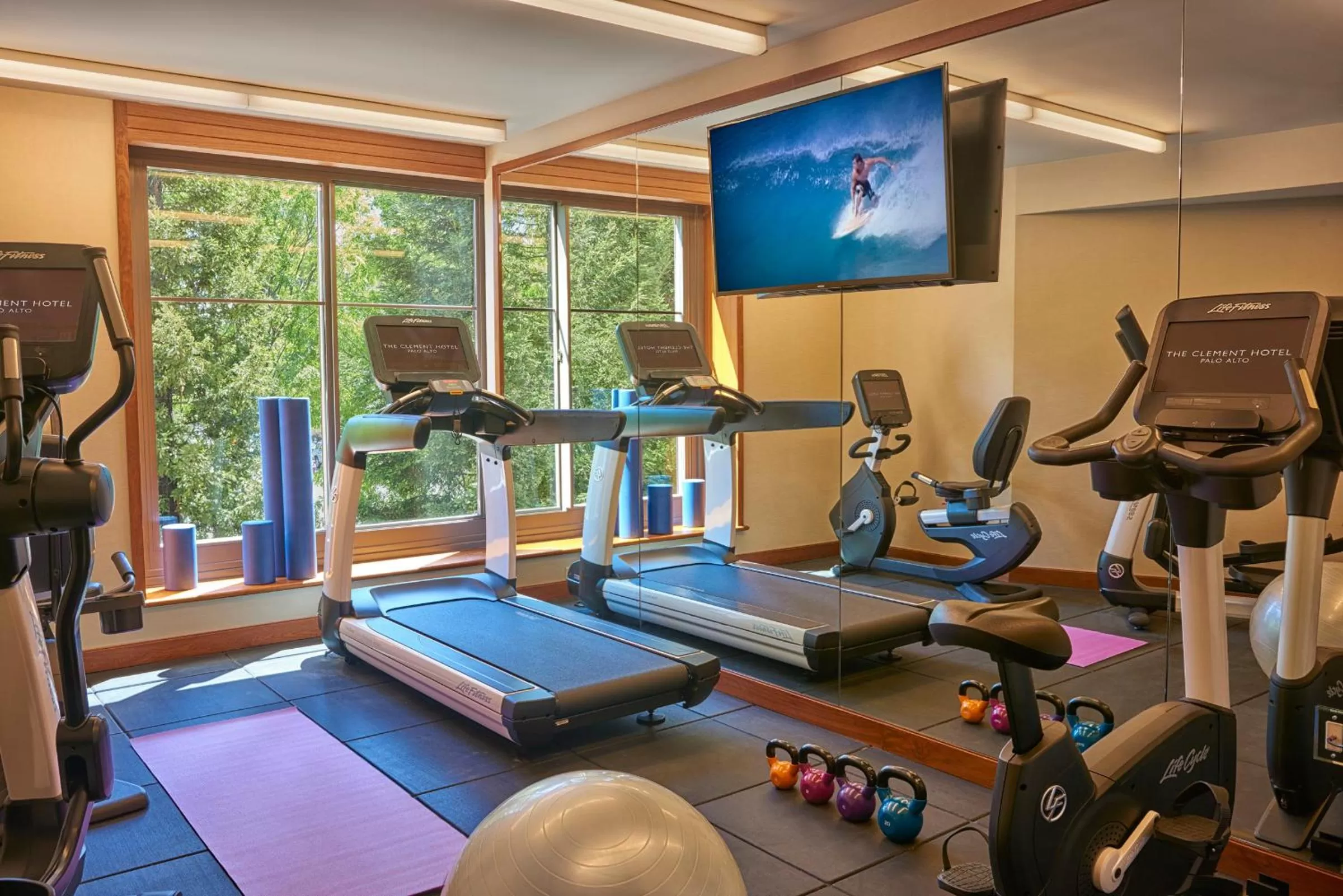 Fitness centre/facilities in The Clement Hotel