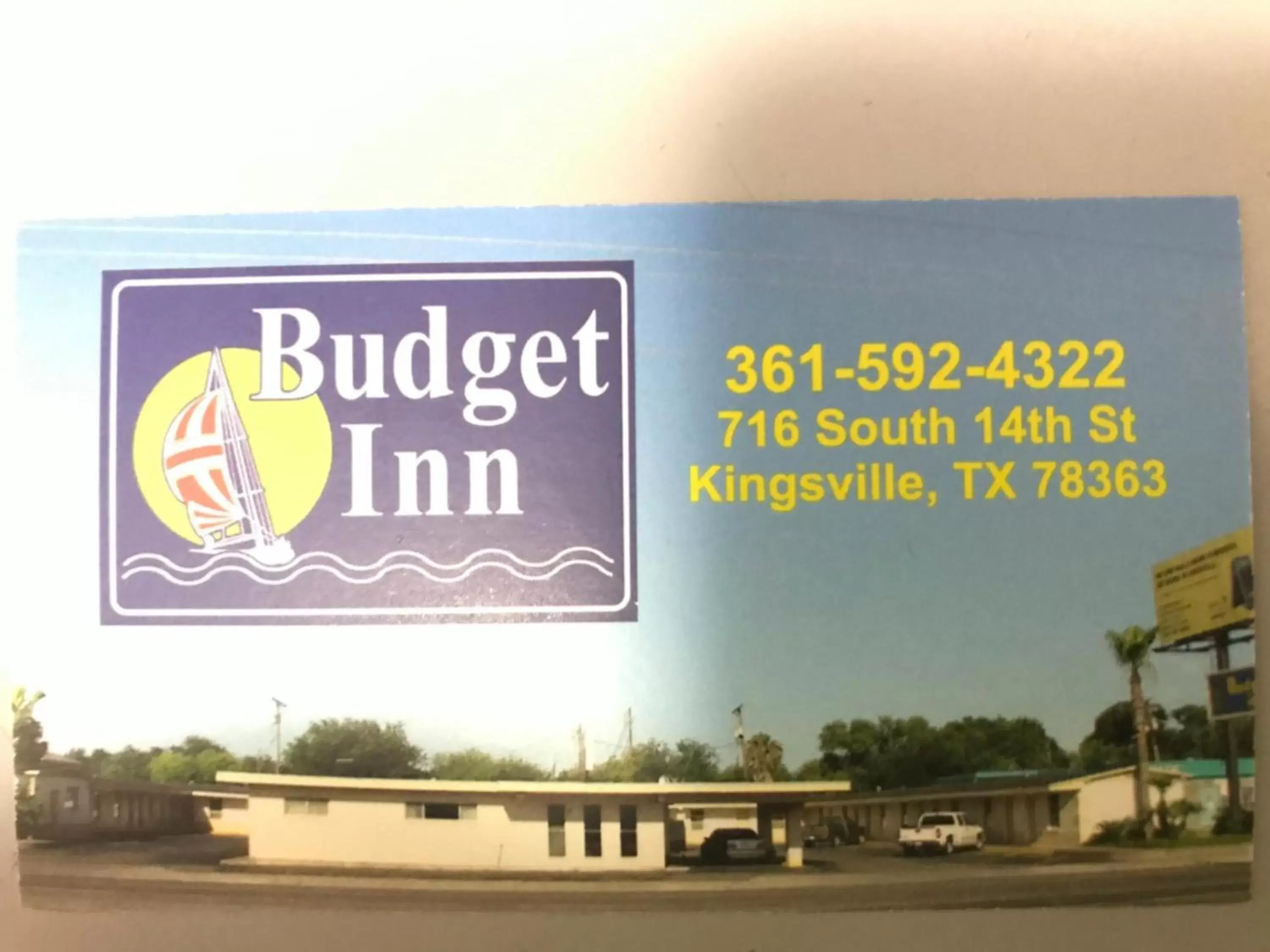 Logo/Certificate/Sign in Budget inn