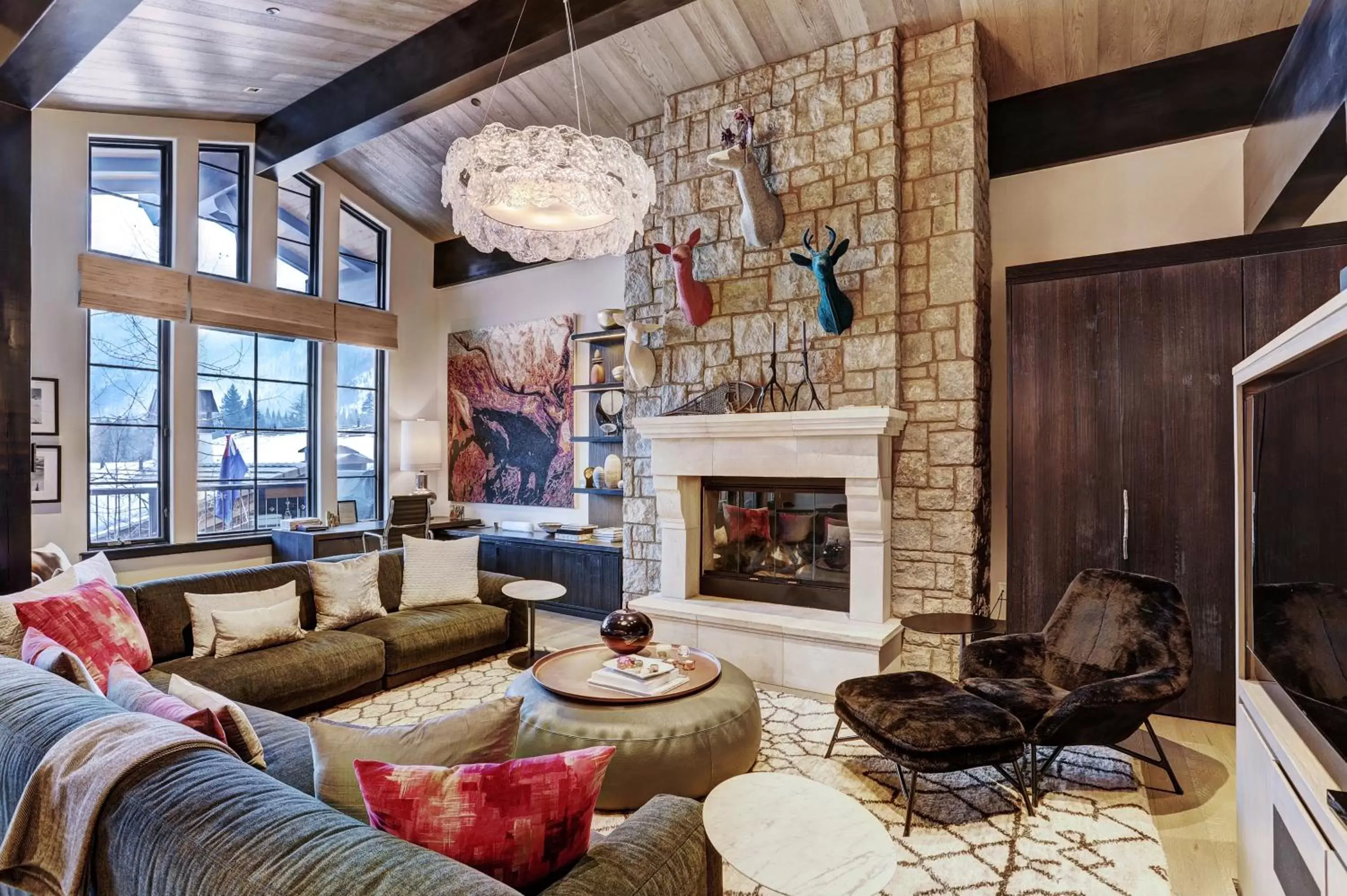 Seating Area in Lodge at Vail, A RockResort