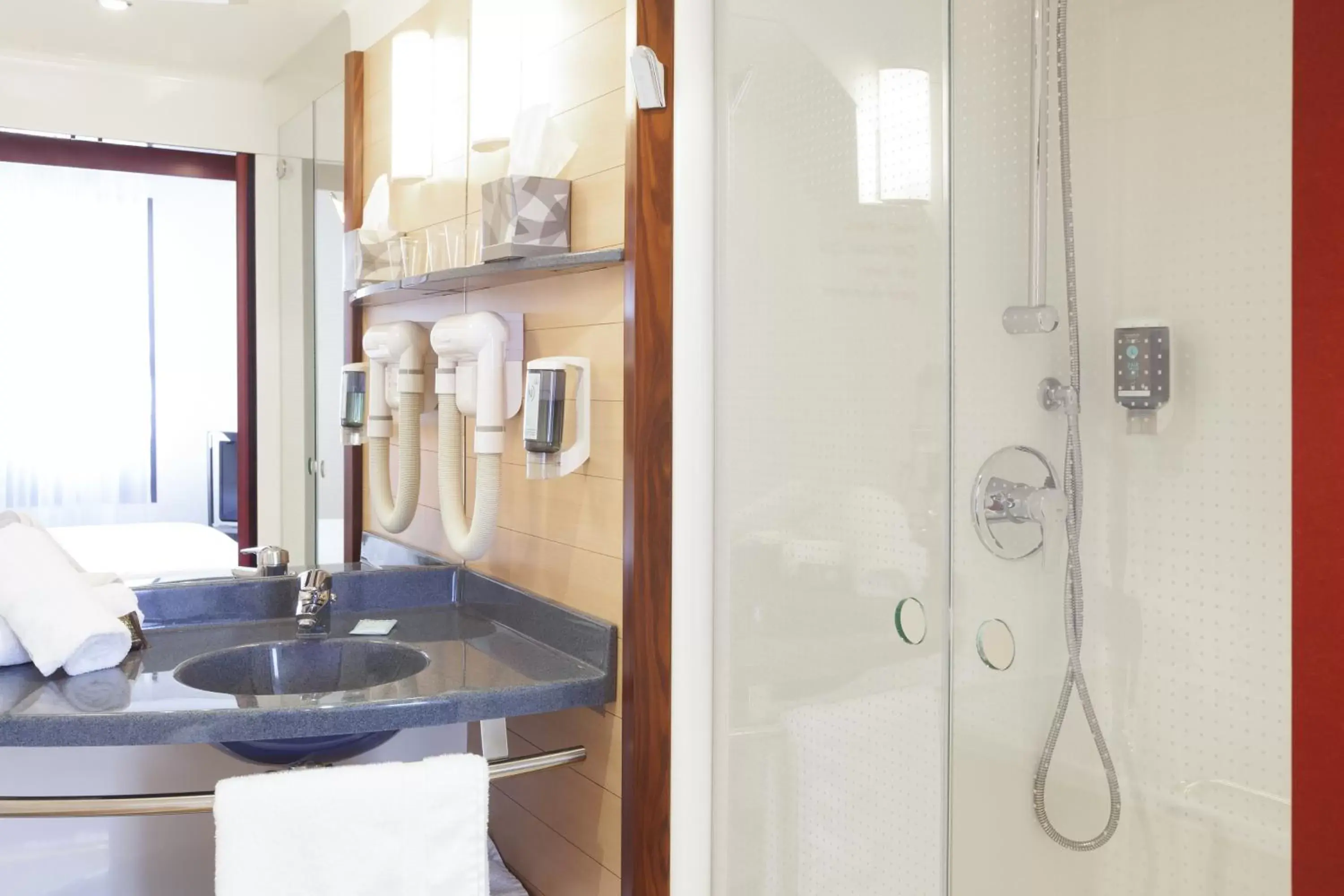 Shower, Bathroom in Novotel Suites Nancy Centre