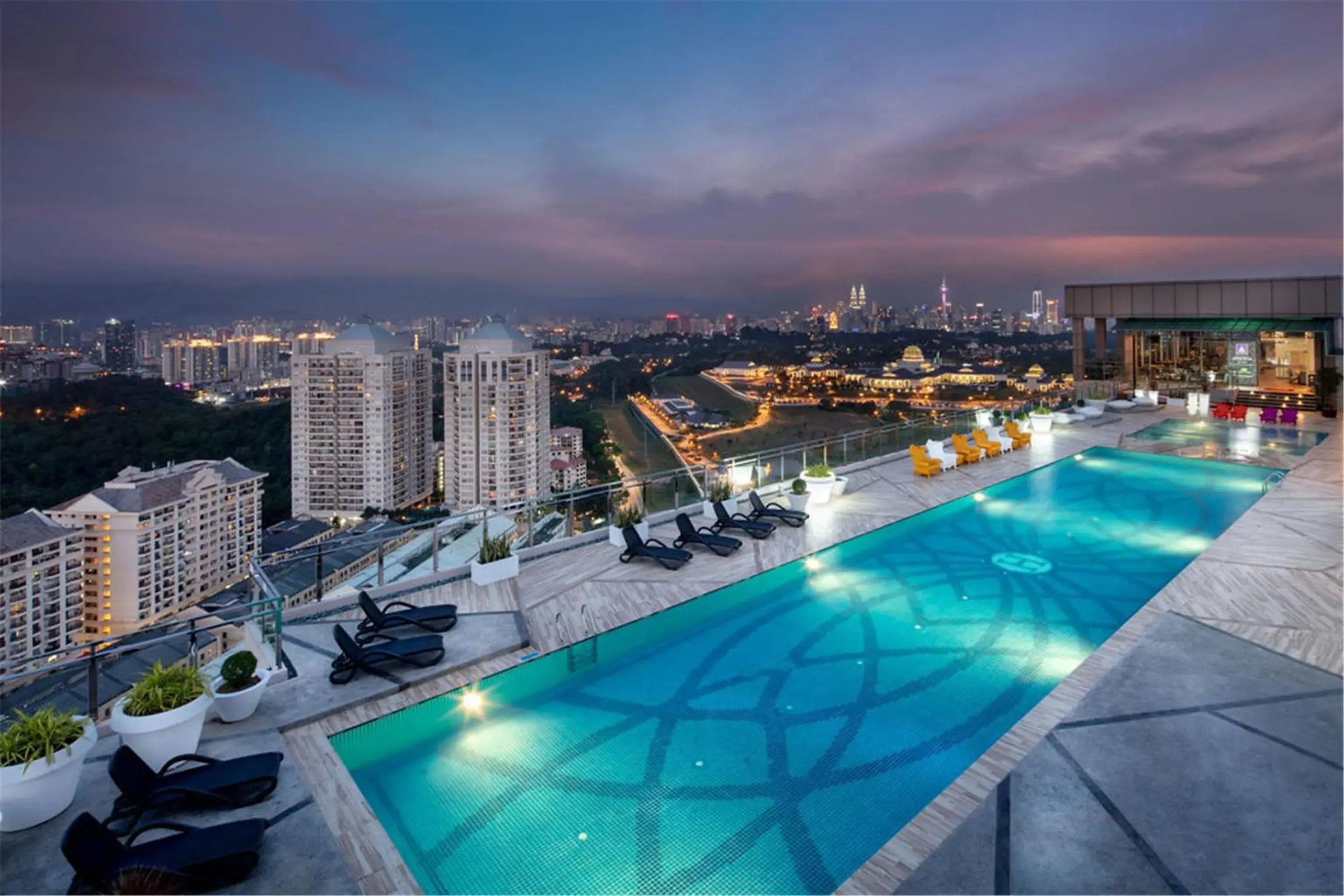 Night, Swimming Pool in Dorsett Hartamas Kuala Lumpur