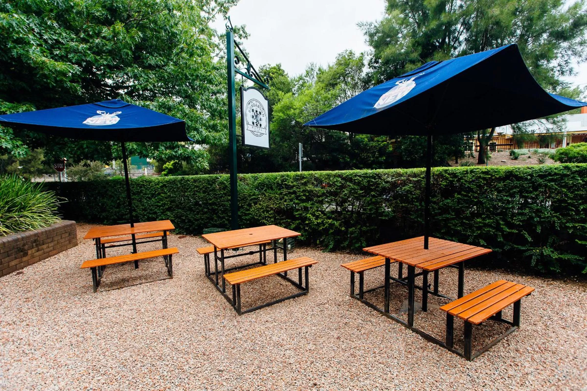 Patio in Bundanoon Hotel