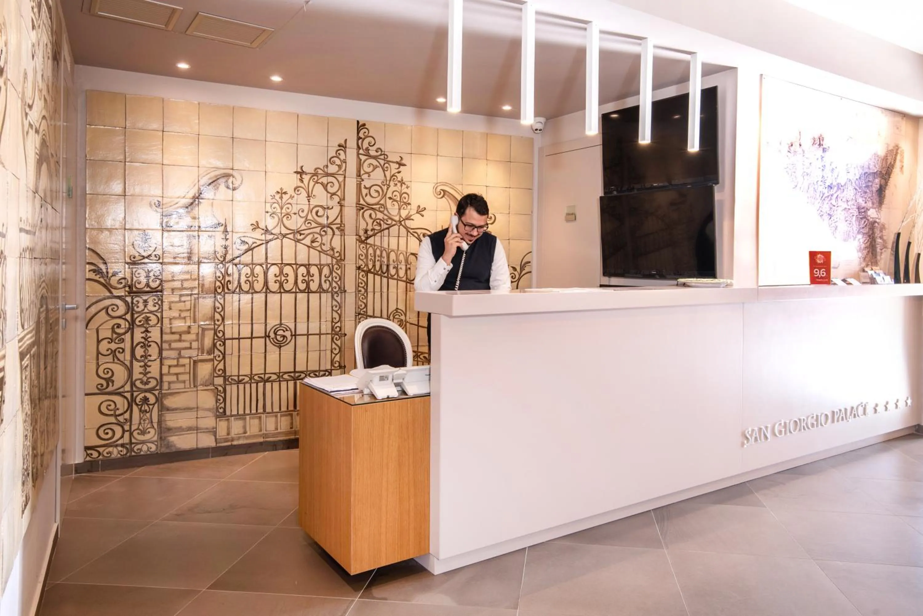 Lobby or reception in San Giorgio Palace Hotel Ragusa Ibla