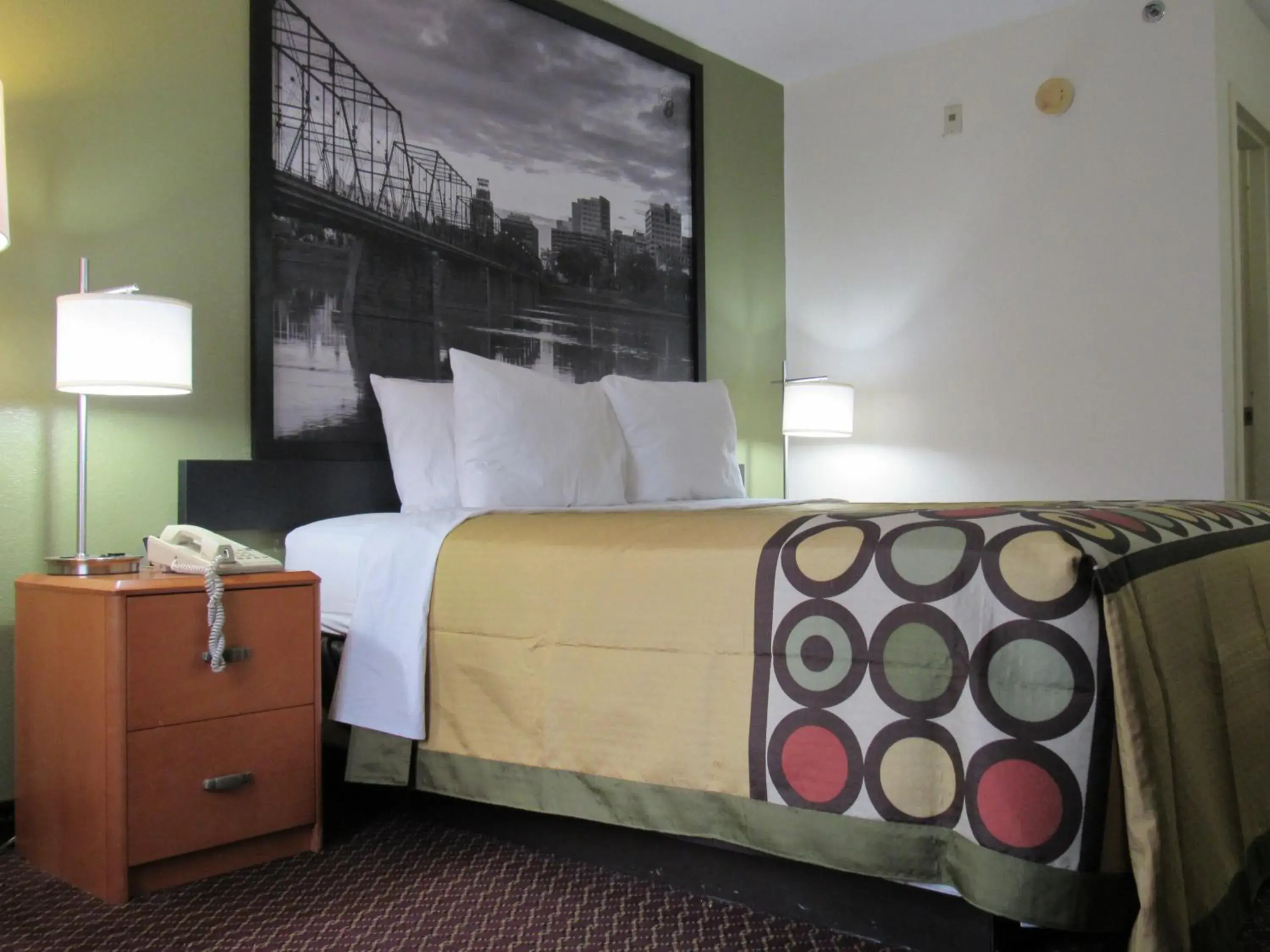 Bed in Super 8 by Wyndham New Cumberland