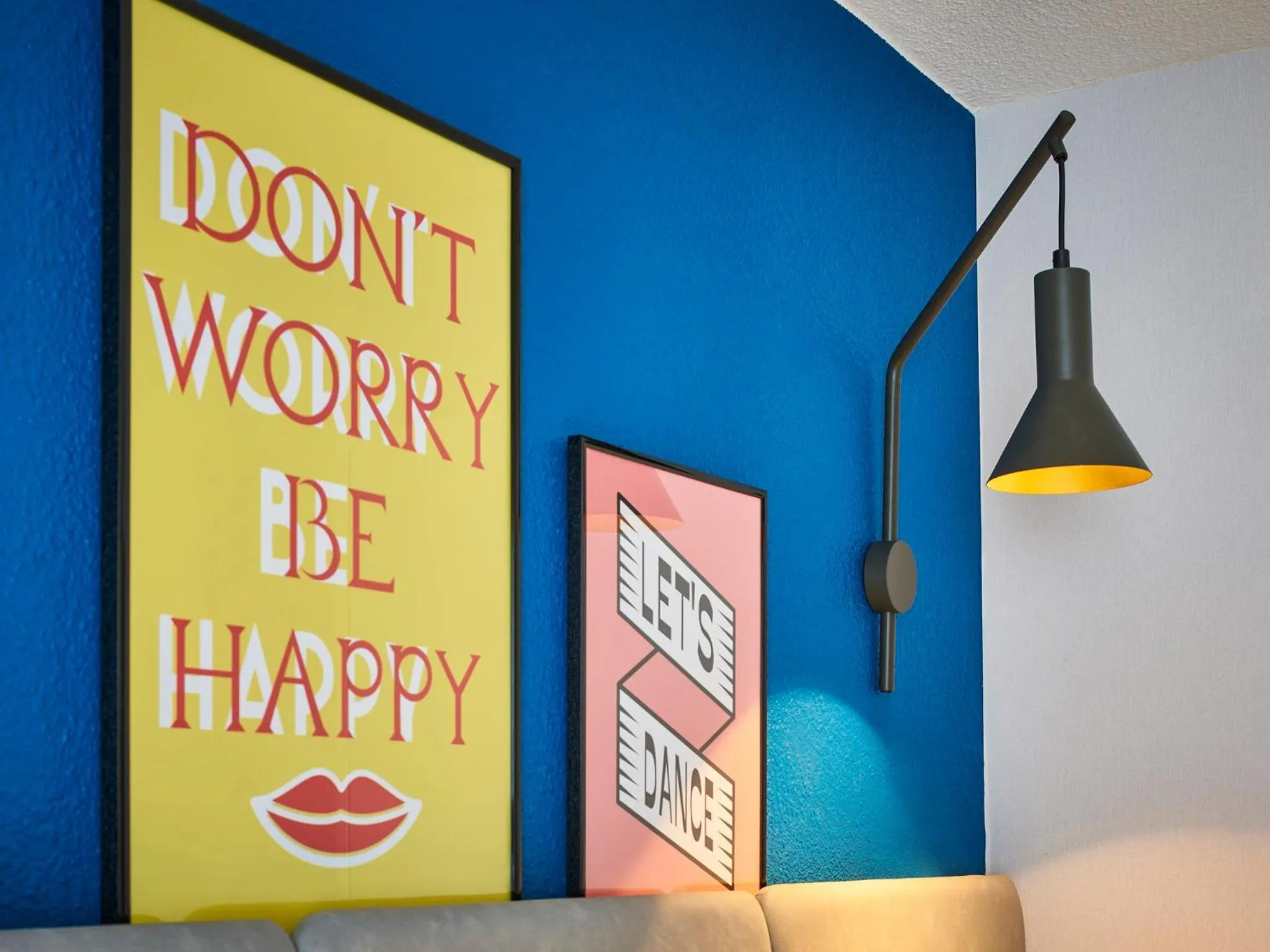 Decorative detail in ibis Paris Gare de Lyon Reuilly