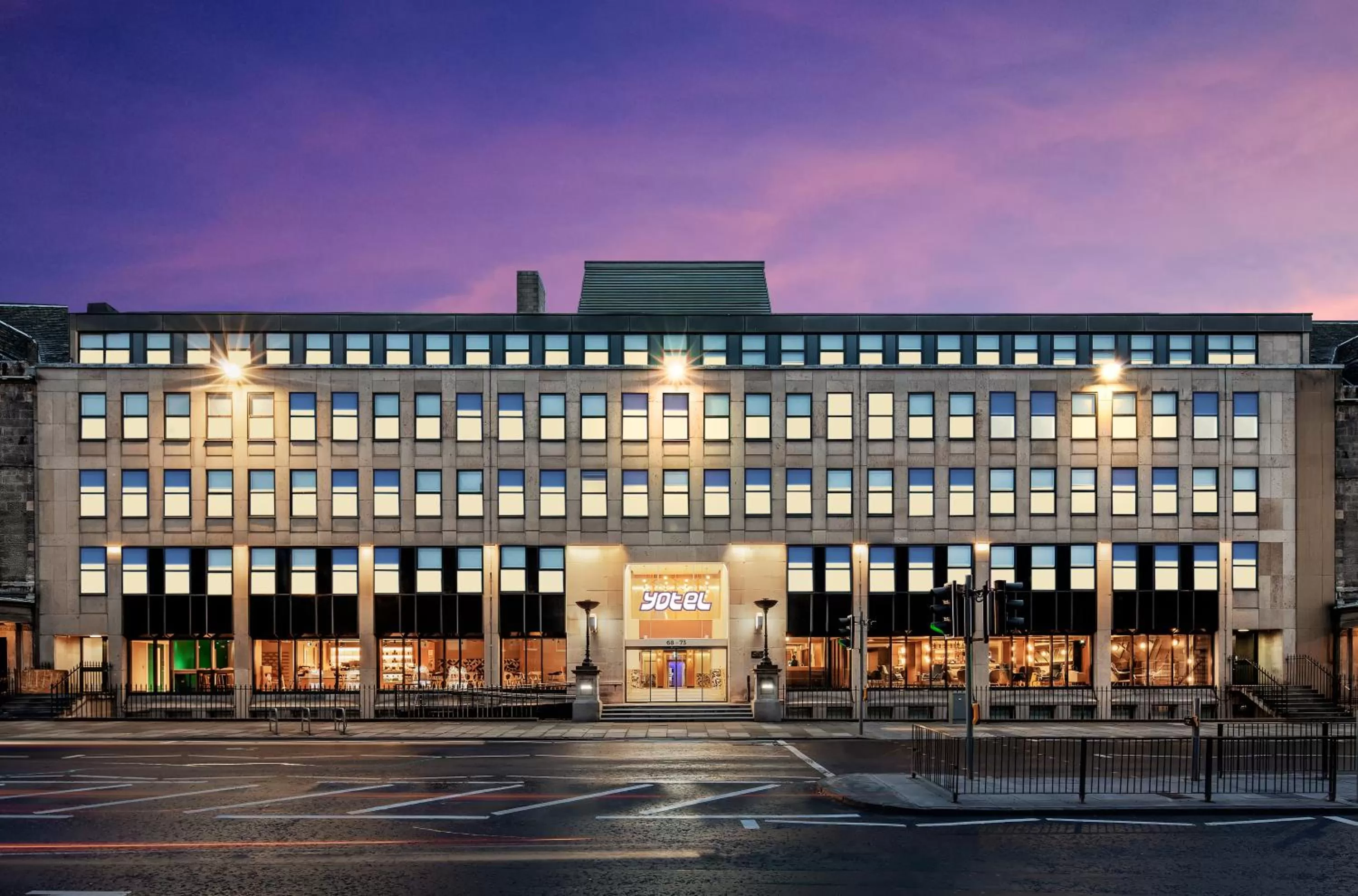 Property building in YOTEL Edinburgh