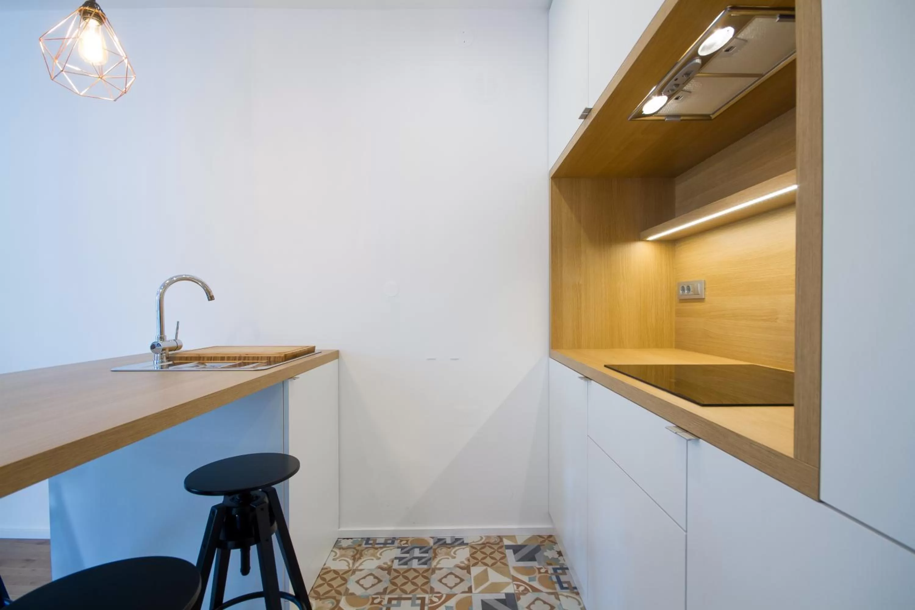 Kitchen or kitchenette in Forgotten Garden Apartments Portoroz