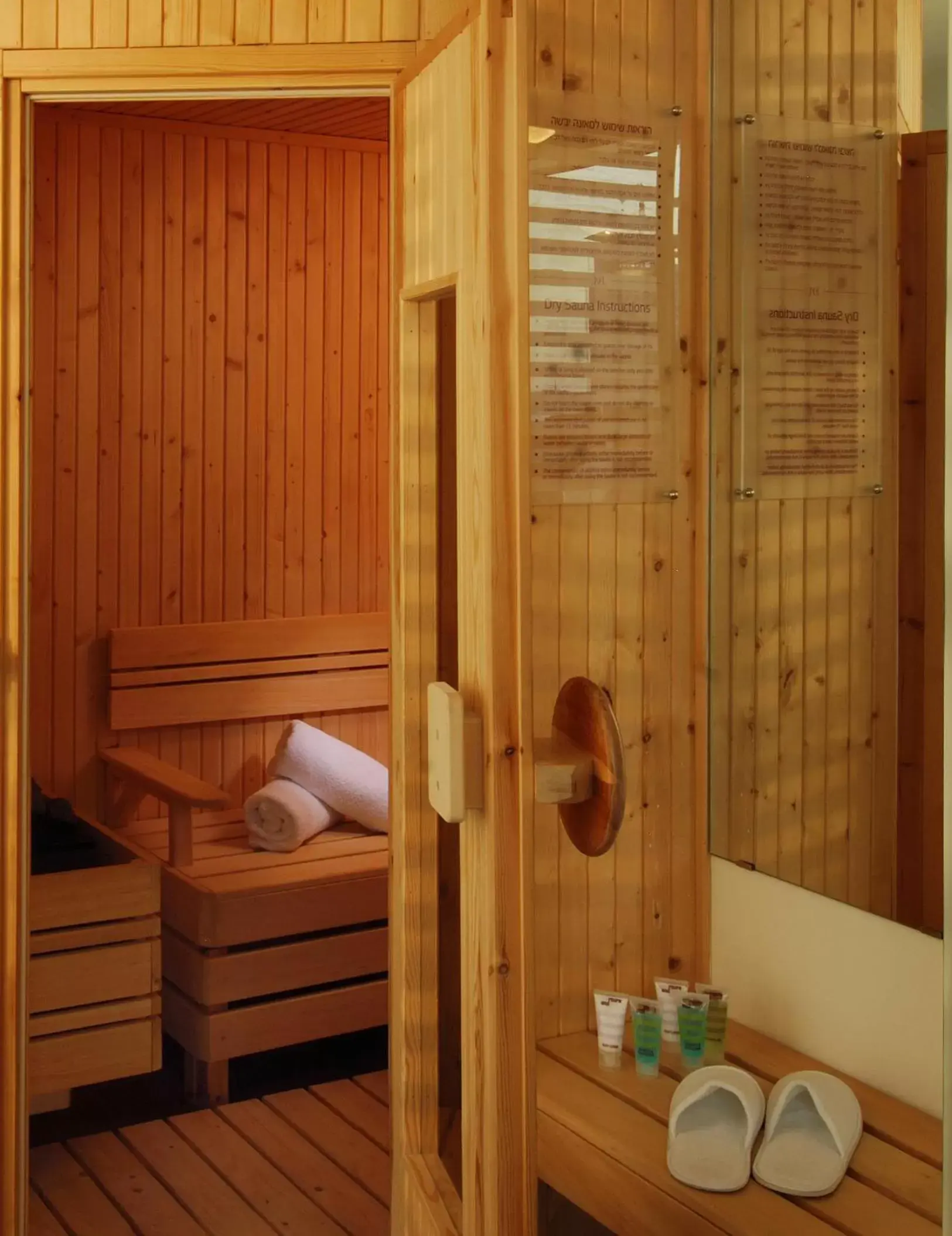 Sauna, Bathroom in BY14 TLV Hotel