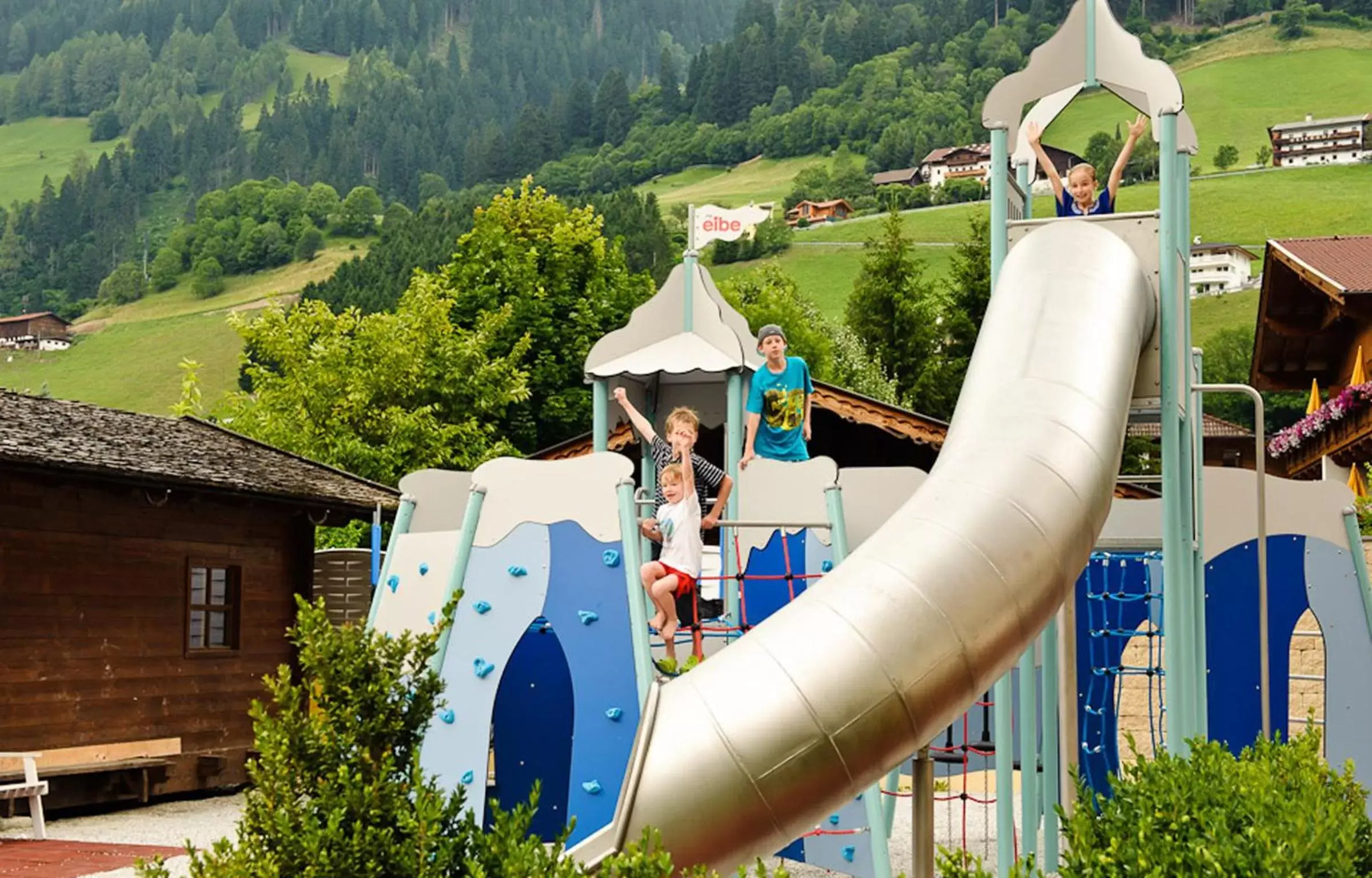 Children play ground, Water Park in Sporthotel Neustift