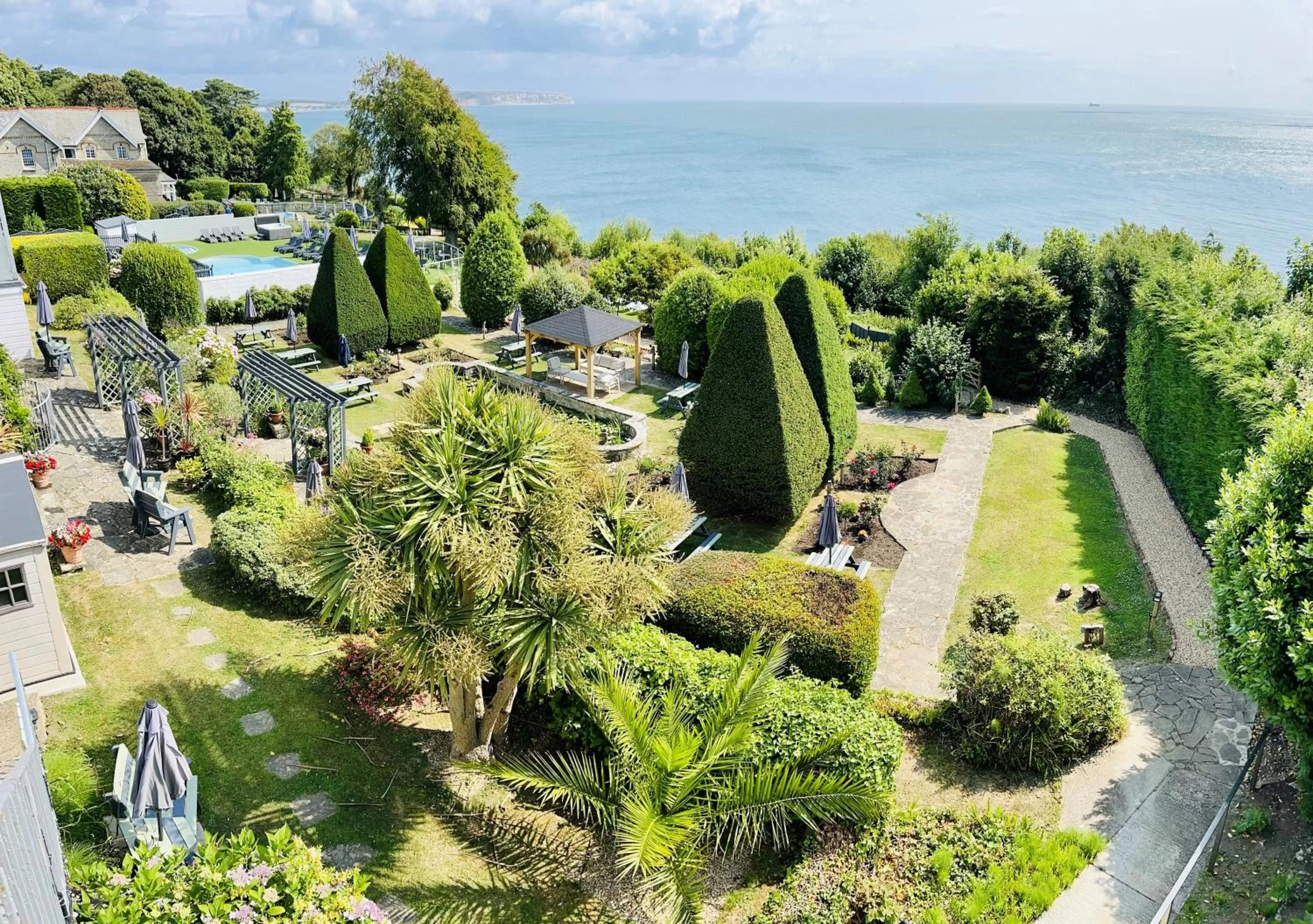 Garden in Luccombe Hall Hotel
