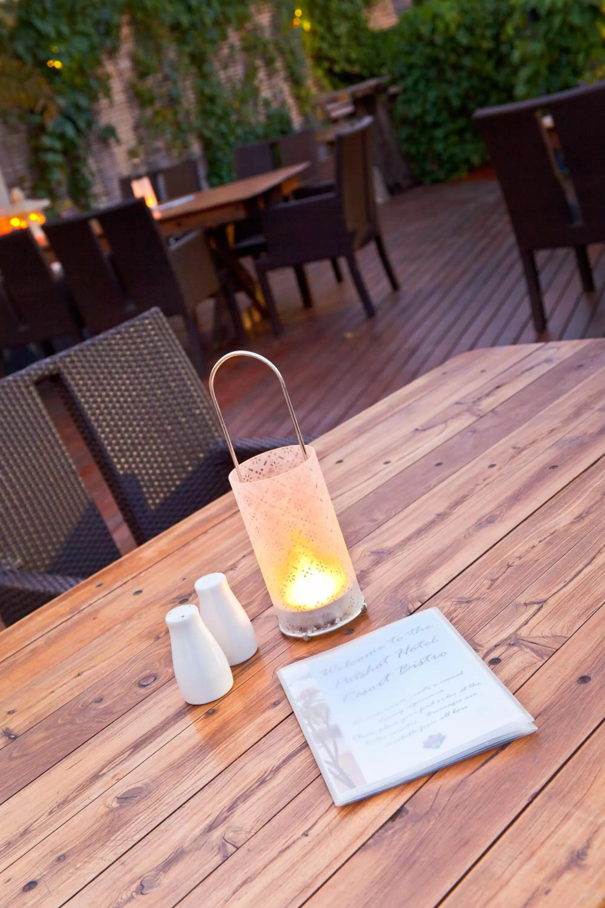 Patio in Potshot Hotel Resort