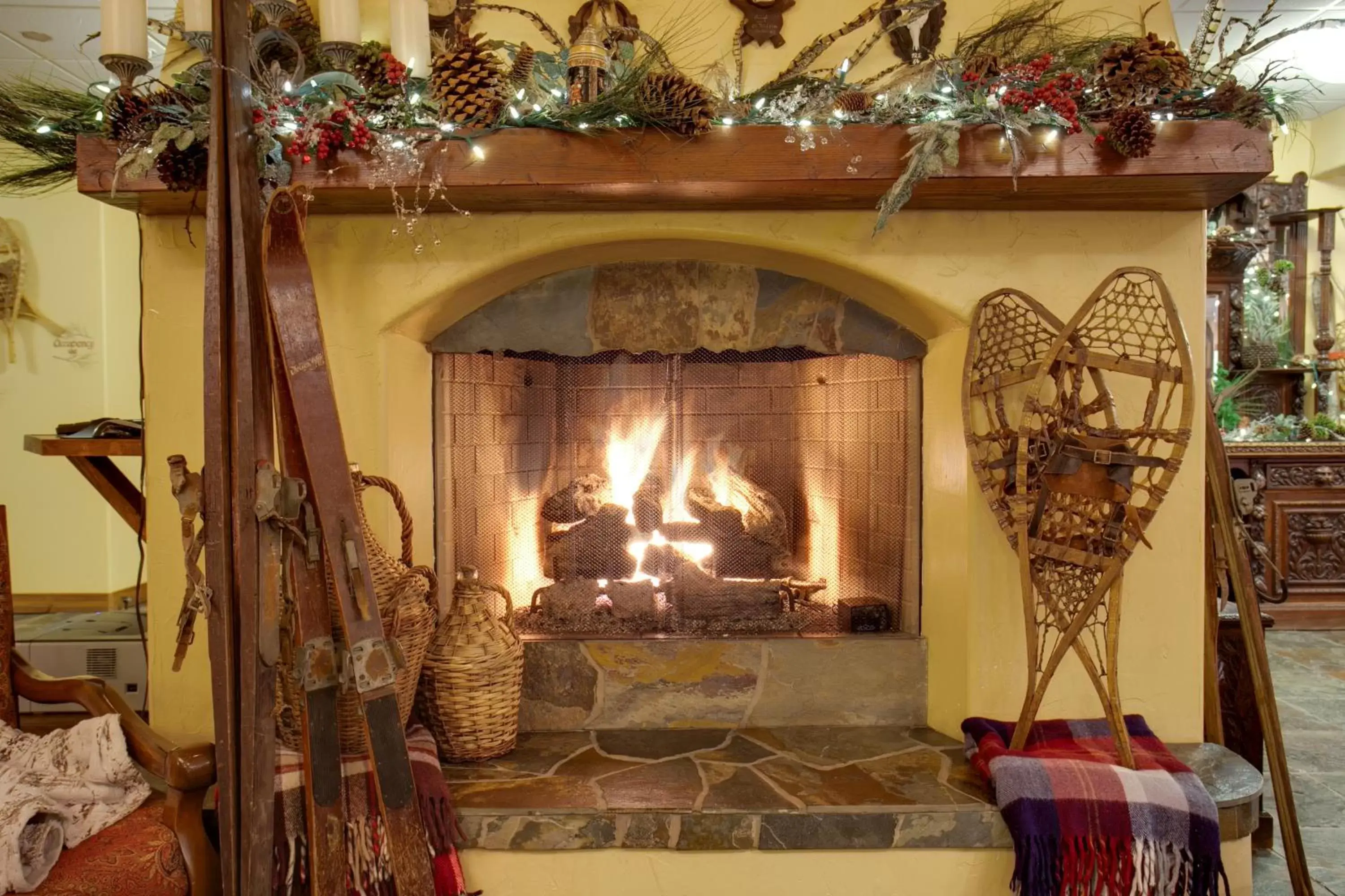 Lobby or reception in Bavarian Lodge Lobby or reception in Bavarian Lodge