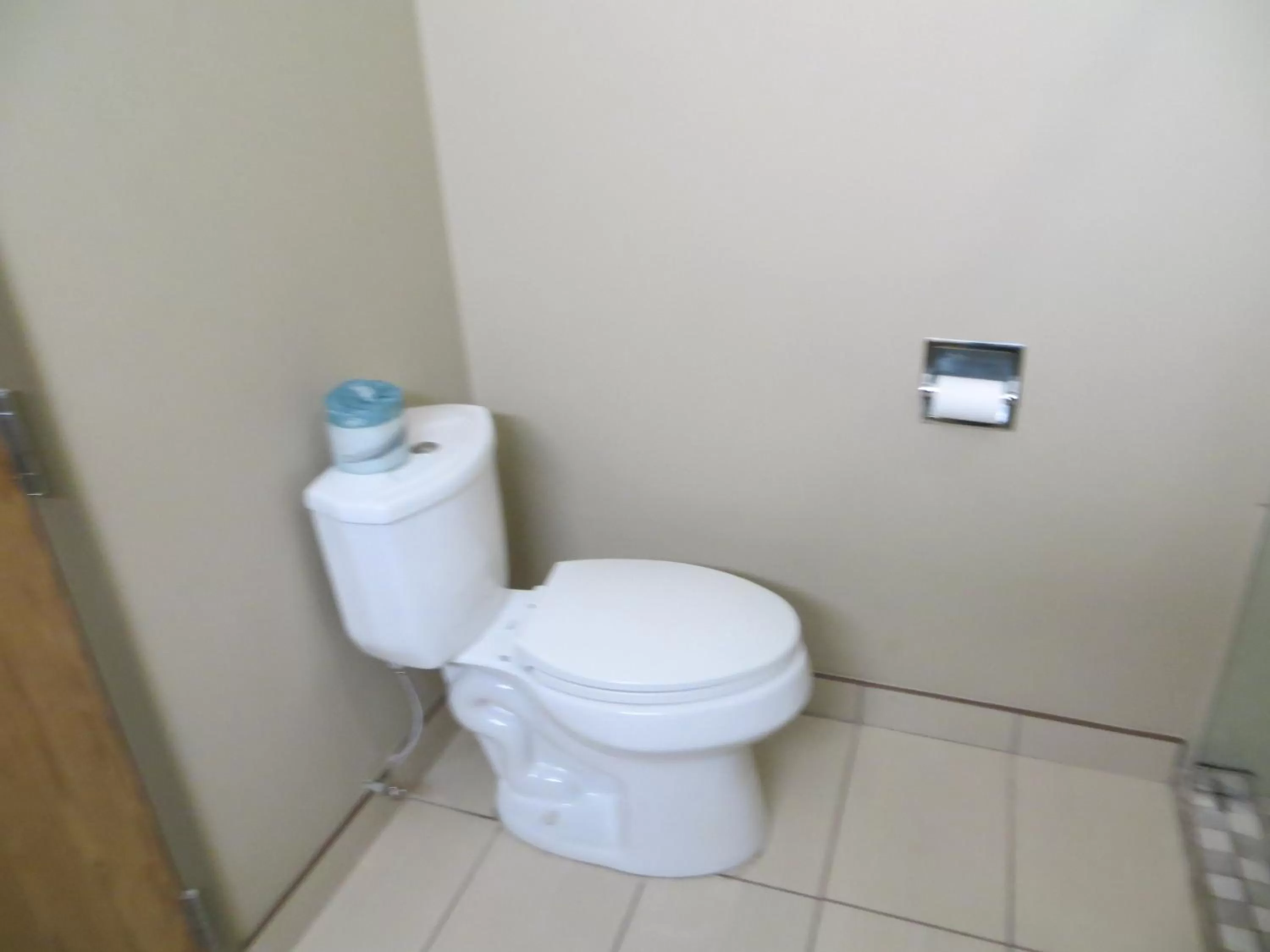 Toilet in Super 8 by Wyndham Edmonton/West