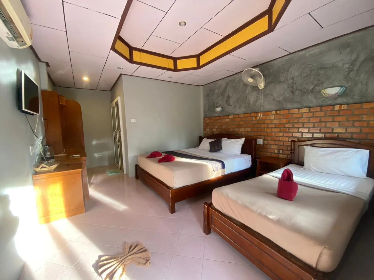 Bedroom, Bed in Lanta New Beach Bungalows - SHA Plus