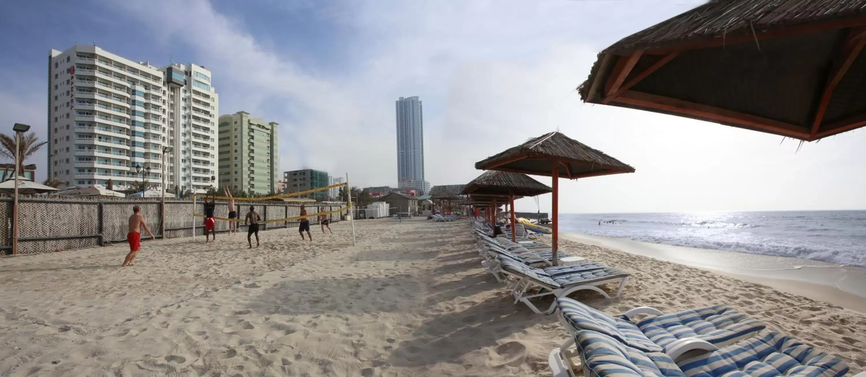 View (from property/room), Beach in Ramada by Wyndham Beach Hotel Ajman