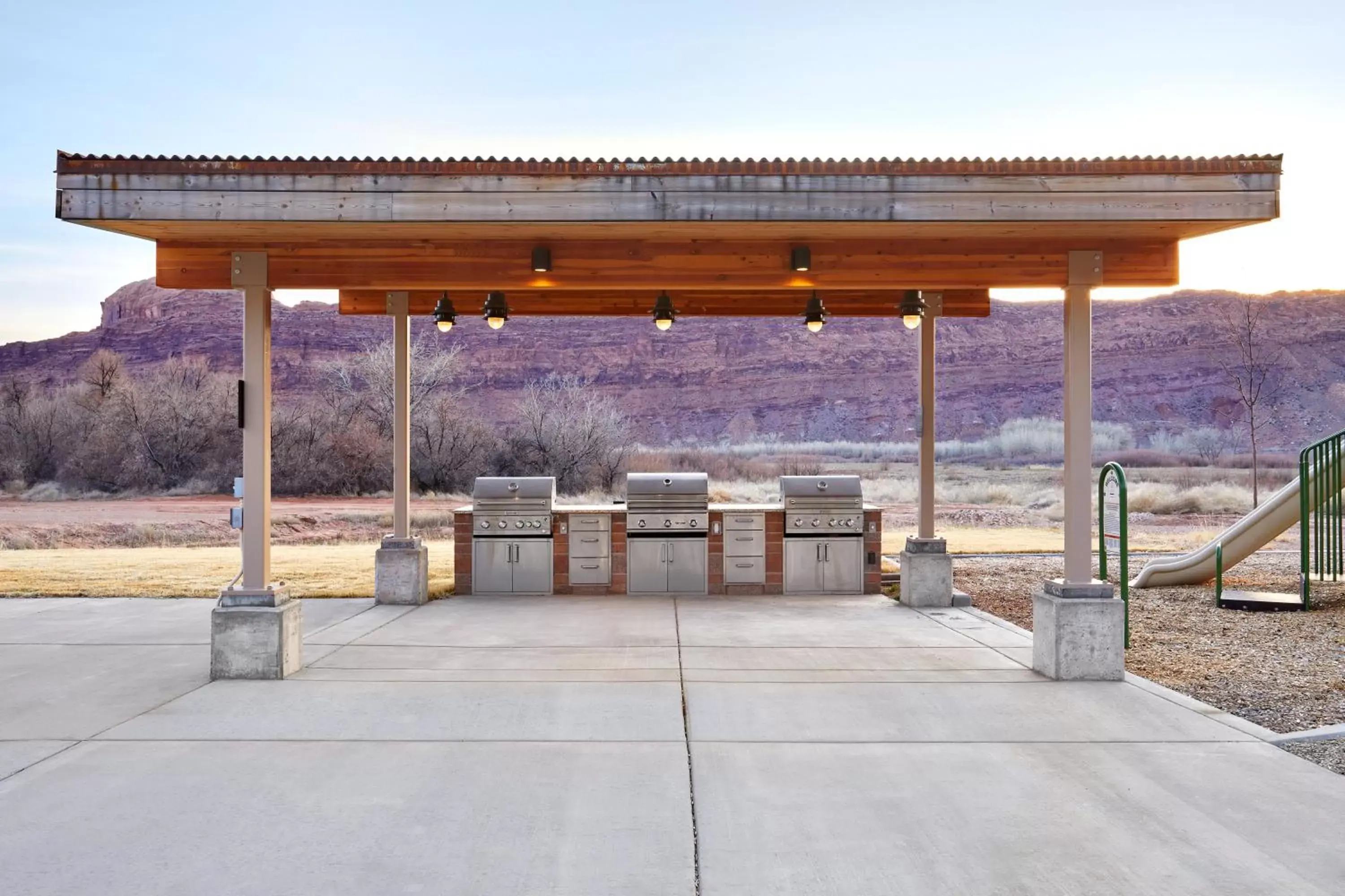 BBQ facilities in The Moab Resort, WorldMark Associate