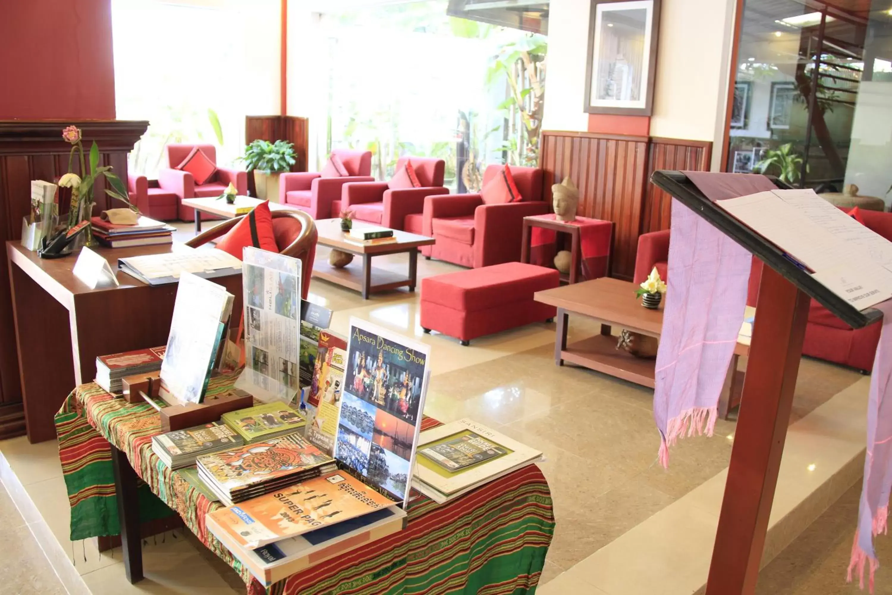 Lobby or reception, Restaurant/Places to Eat in Mekong Angkor Palace Inn